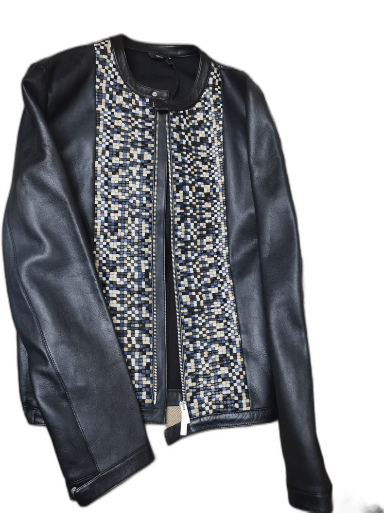 Fendi Fendi Runway Patchwork Leather Jacket-2508 Size US M / EU 48-50 / 2 - 1 Thumbnail