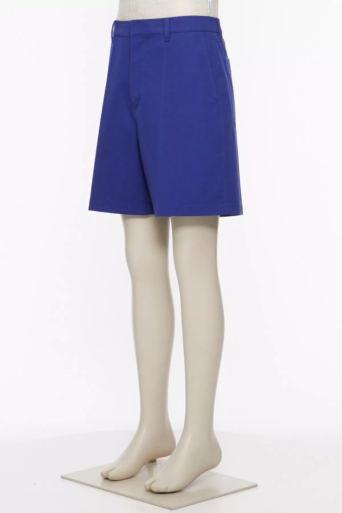 Valentino oc11z0725 Stretch Cotton Canvas Shorts in Cobalt Blue Size US 30 / EU 46 - 2 Thumbnail
