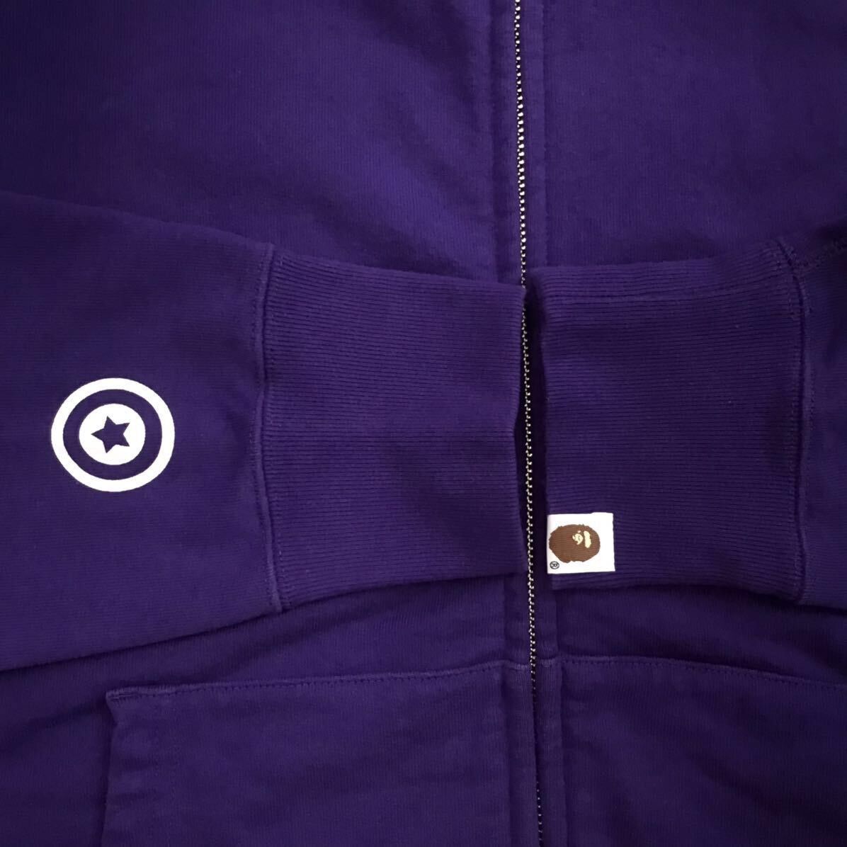 Bape BAPE White Tiger full zip hoodie purple a bathing ape Size US L / EU 52-54 / 3 - 6 Thumbnail