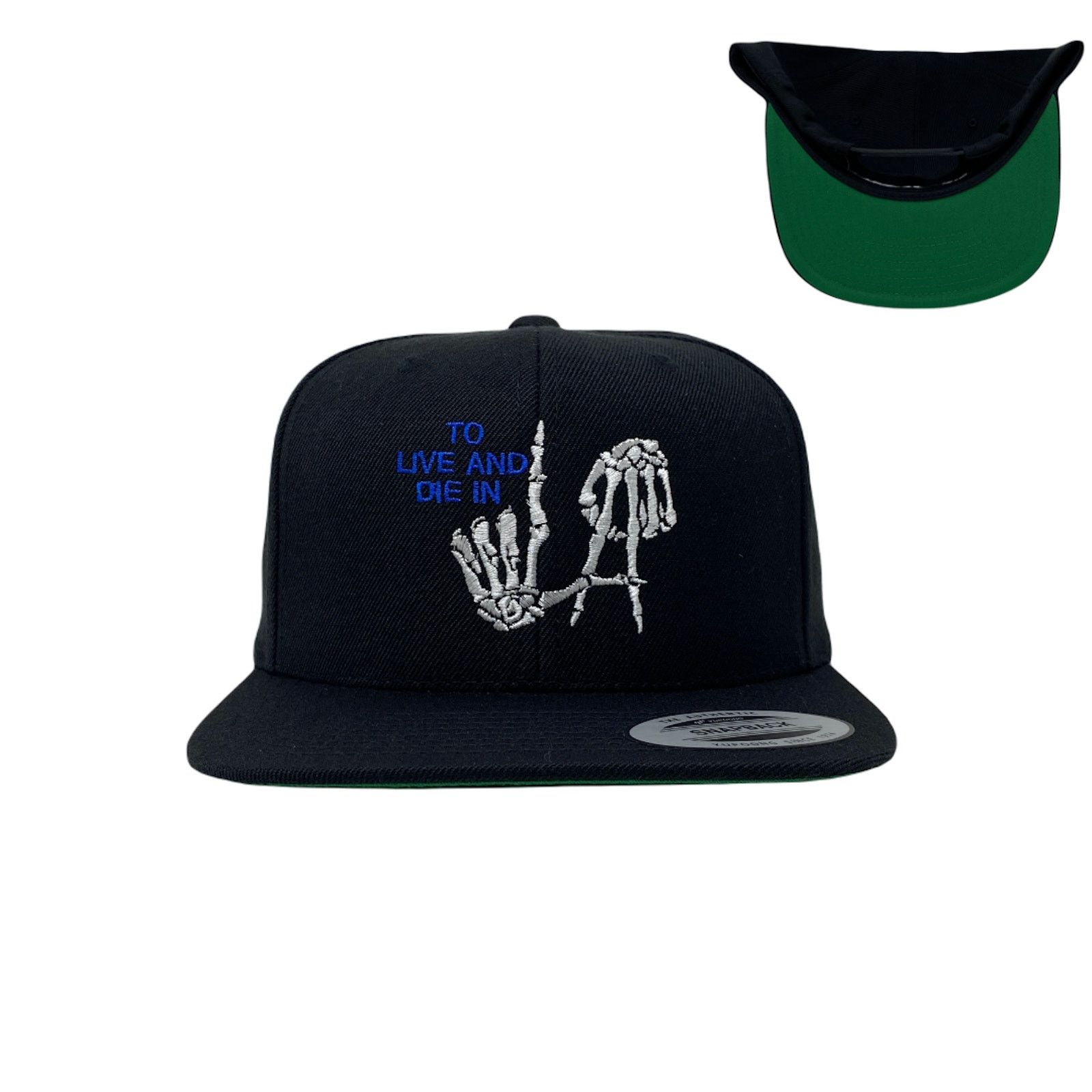 Other To Live And Die In LA Blue/White Snapback Hat Size ONE SIZE - 1 Thumbnail