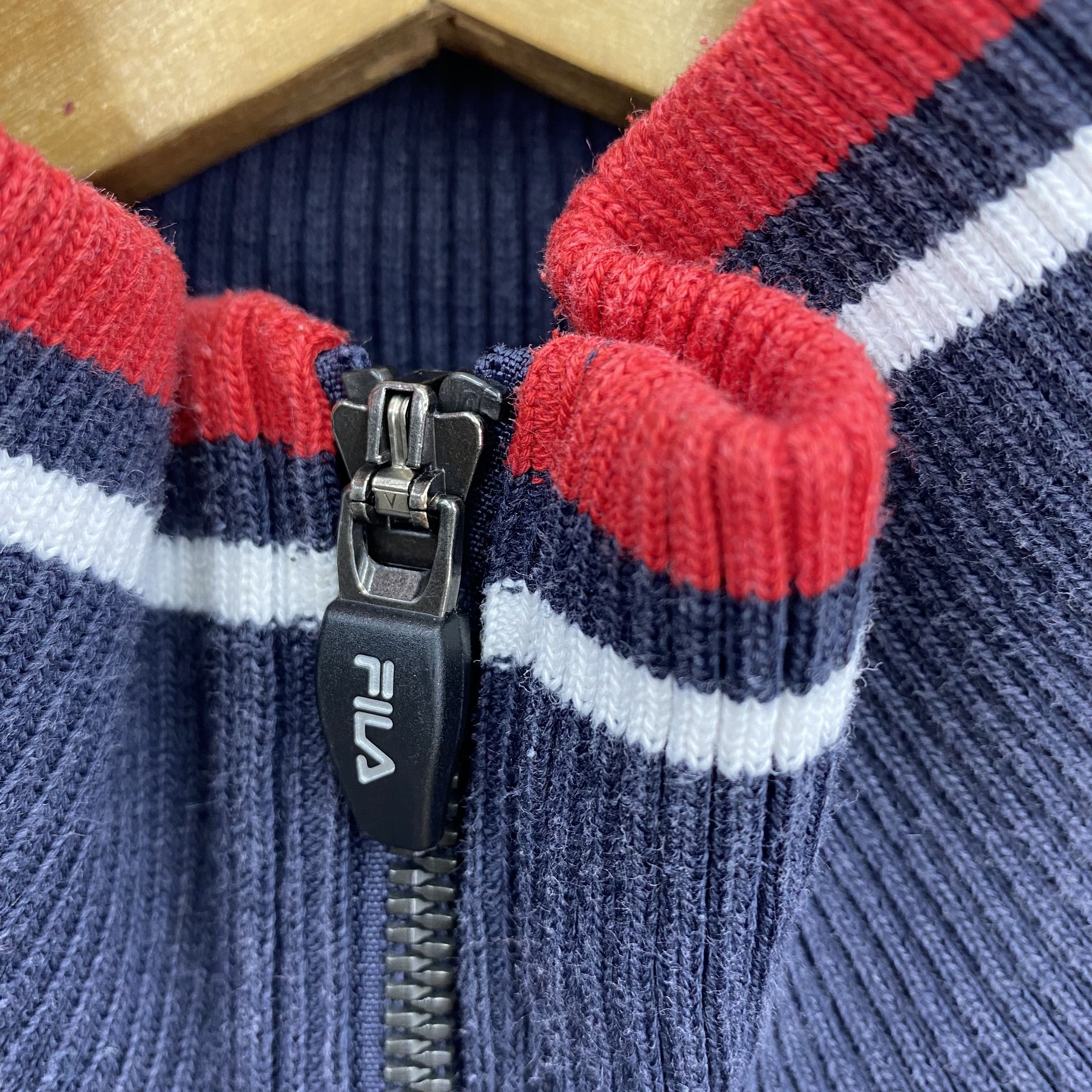 Fila Fila Sweater Zipper Sweatshirt Jumper Pullover Size US S / EU 44-46 / 1 - 6 Thumbnail