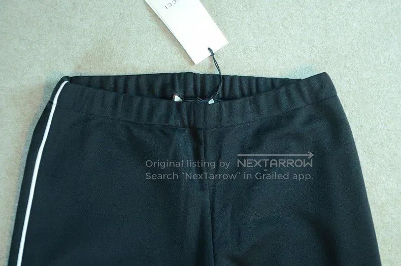 Gucci Gucci SizeL Embroidered elastic casual pants Size US 35 - 5 Thumbnail