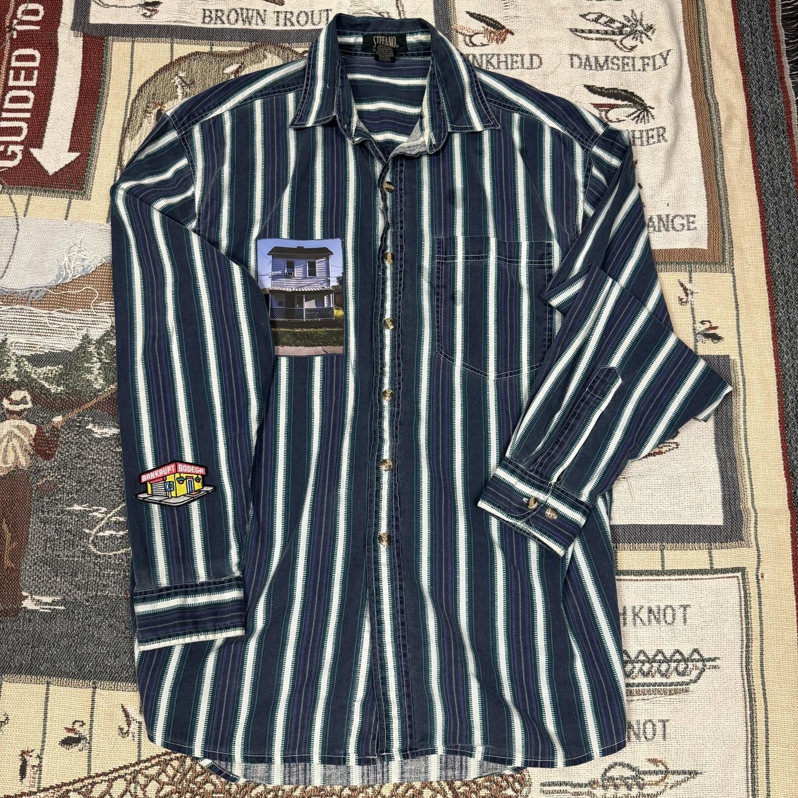 Wrangler Aztec Style Bankrupt Boutique Wrangler Style Button Up Size US L / EU 52-54 / 3 - 1 Thumbnail
