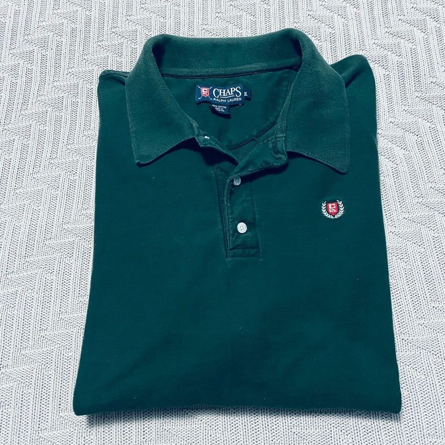 Ralph Lauren Vintage Ralph Lauren green polo Size US XL / EU 56 / 4 - 1 Thumbnail