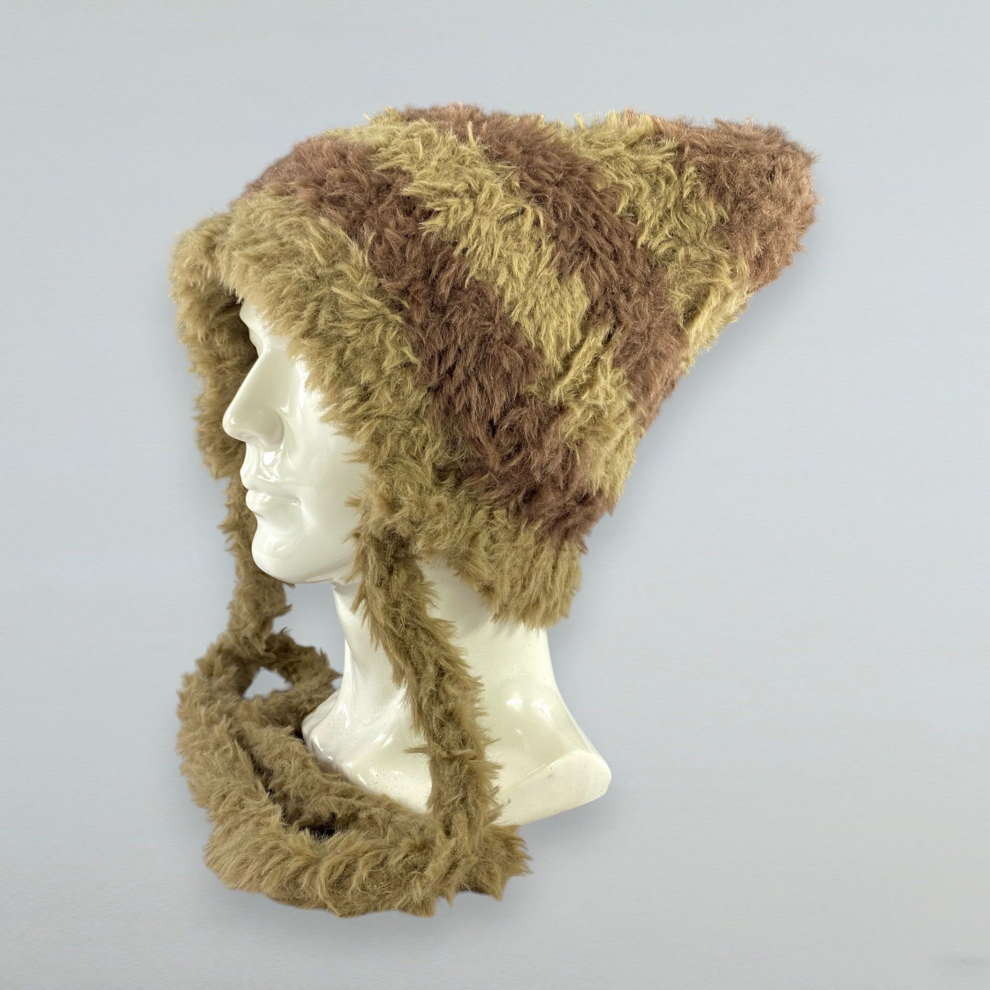Japanese Brand Faux Fur Ear Beanie Earflap Hat Snowcap Size ONE SIZE - 2 Thumbnail