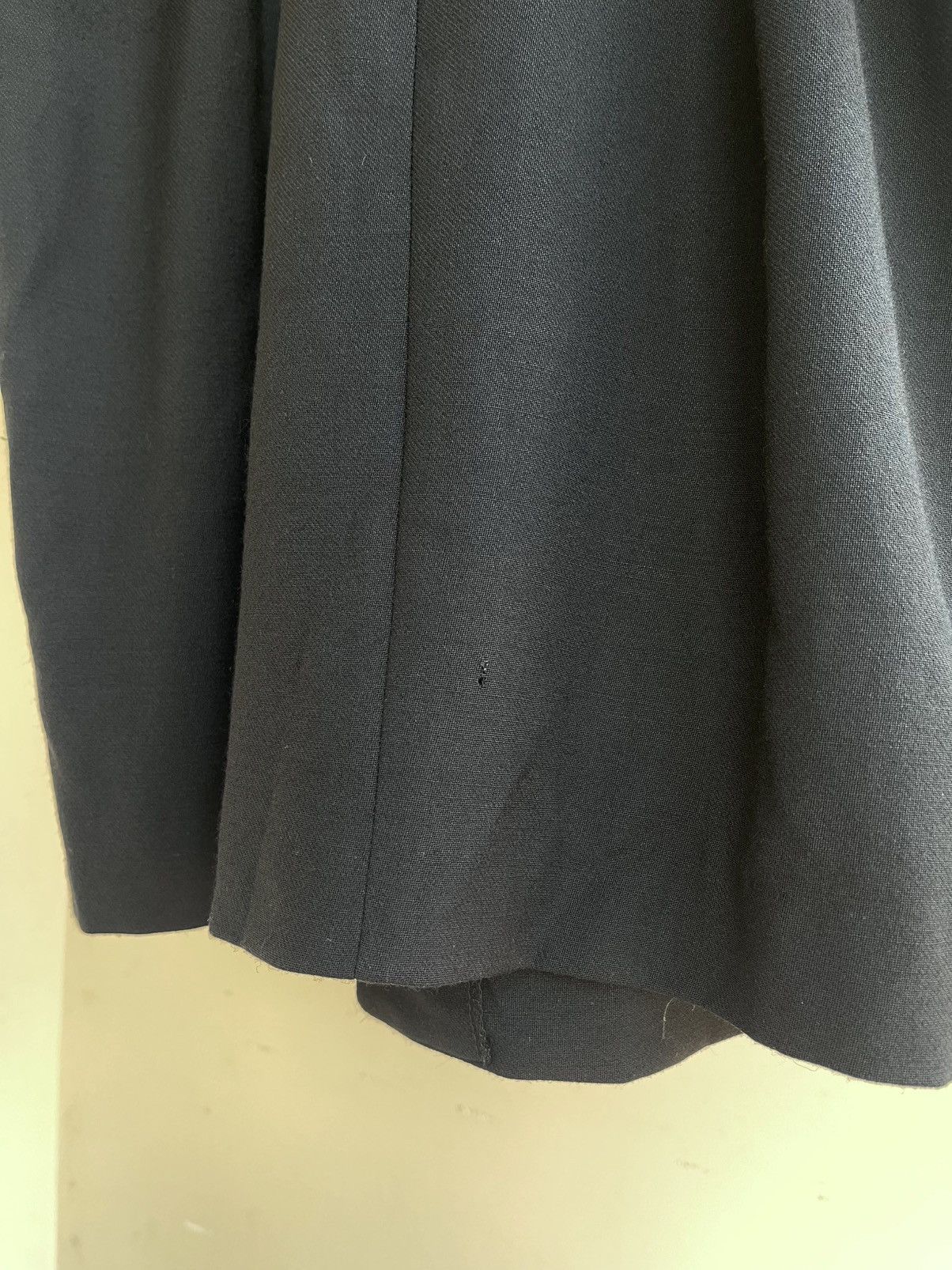 Thierry Mugler Activ Sculptural Fitted Button Wool Hooded Coat Vintage 80s Size L / US 10 / IT 46 - 17 Thumbnail