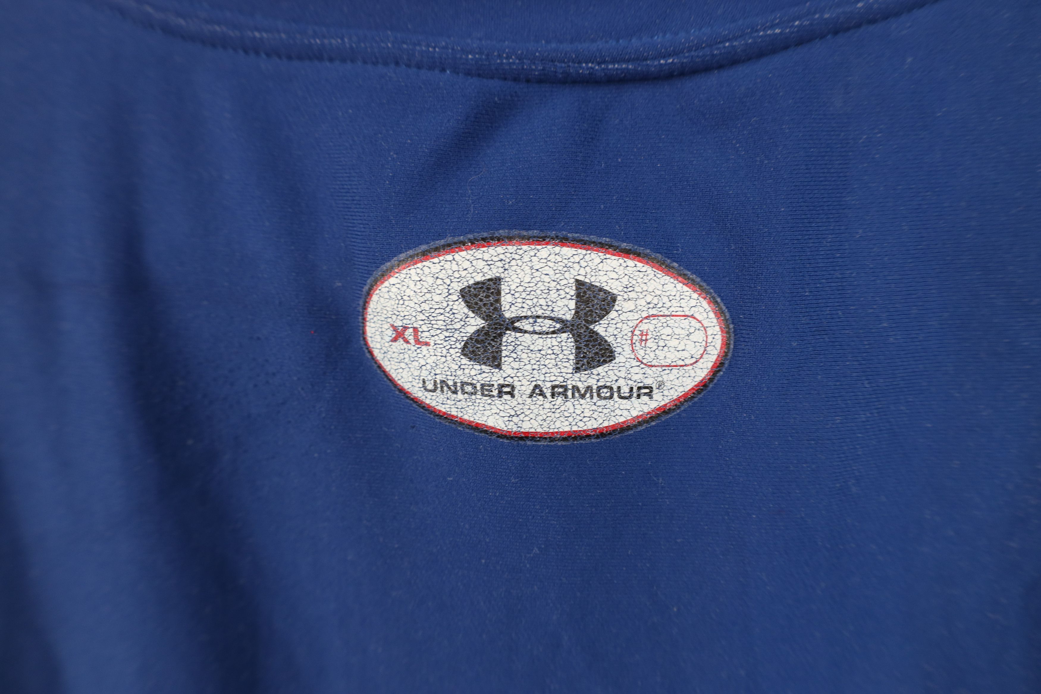 Under Armour Vintage Under Armour Mock Neck Long Sleeve T-Shirt Blue Size US XL / EU 56 / 4 - 8 Thumbnail