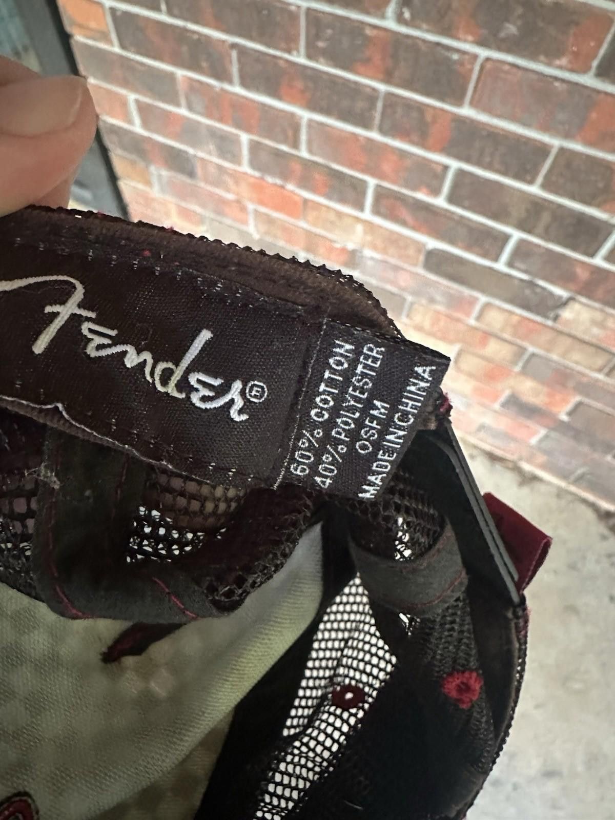 Fender Vintage Fender Youth Adjustable Checkerboard Hat Snap Back Size ONE SIZE - 6 Thumbnail
