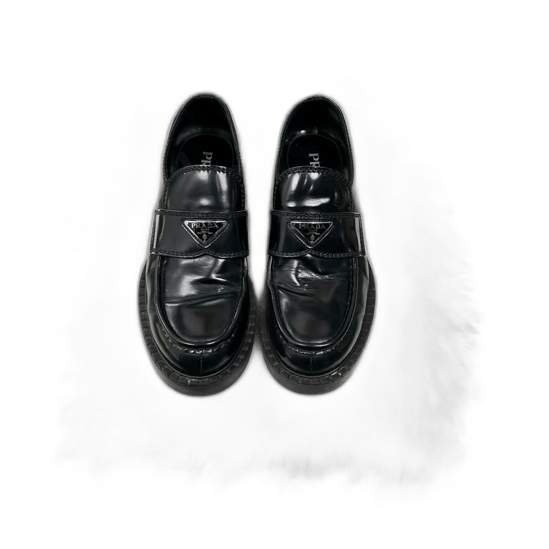 Prada Prada Thick-Soled Loafers Size 7.5 Available Size US 7.5 / EU 40-41 - 1 Thumbnail