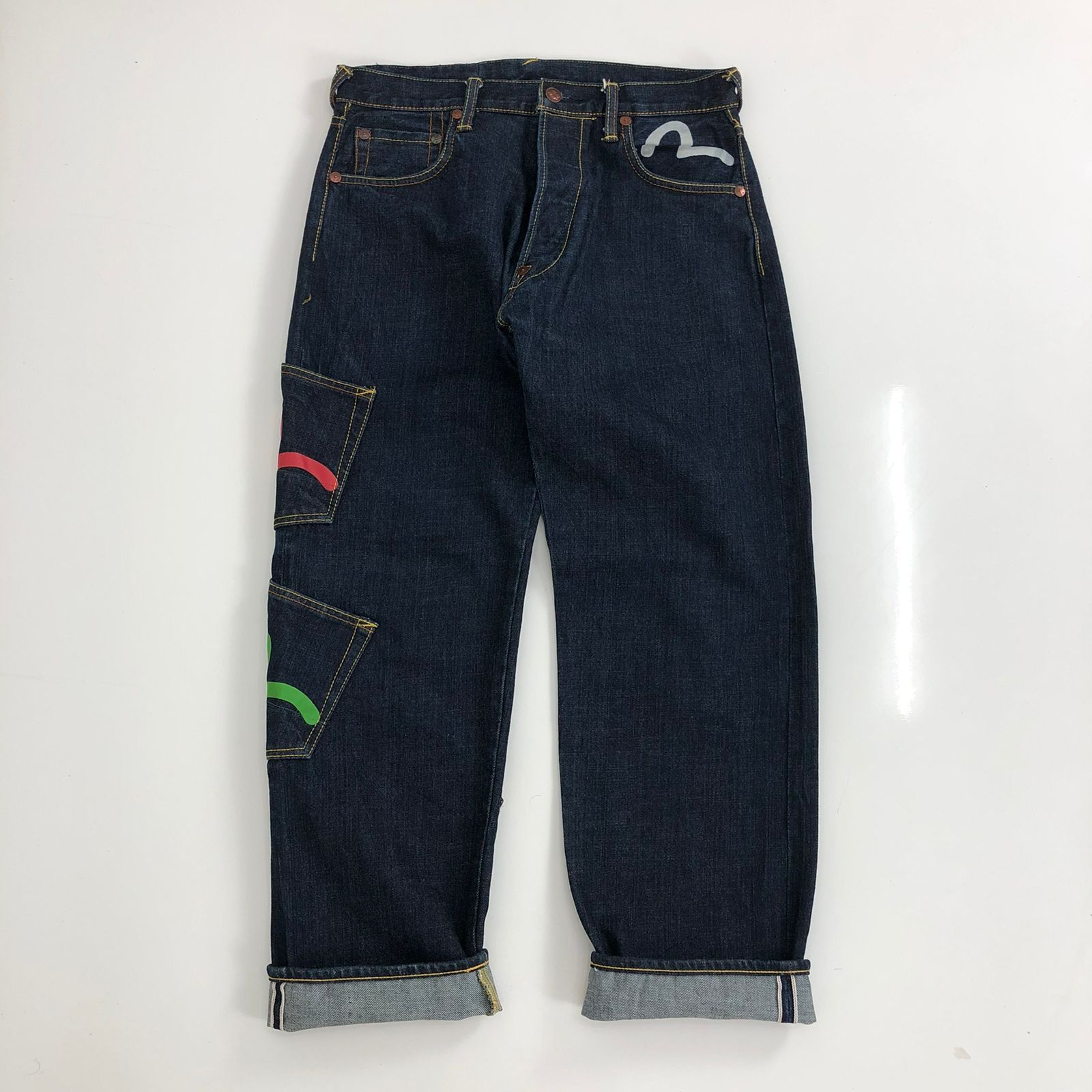 Evisu Evisu Multi Pocket Selvedge Denim Pants Size US 30 / EU 46 - 8 Thumbnail