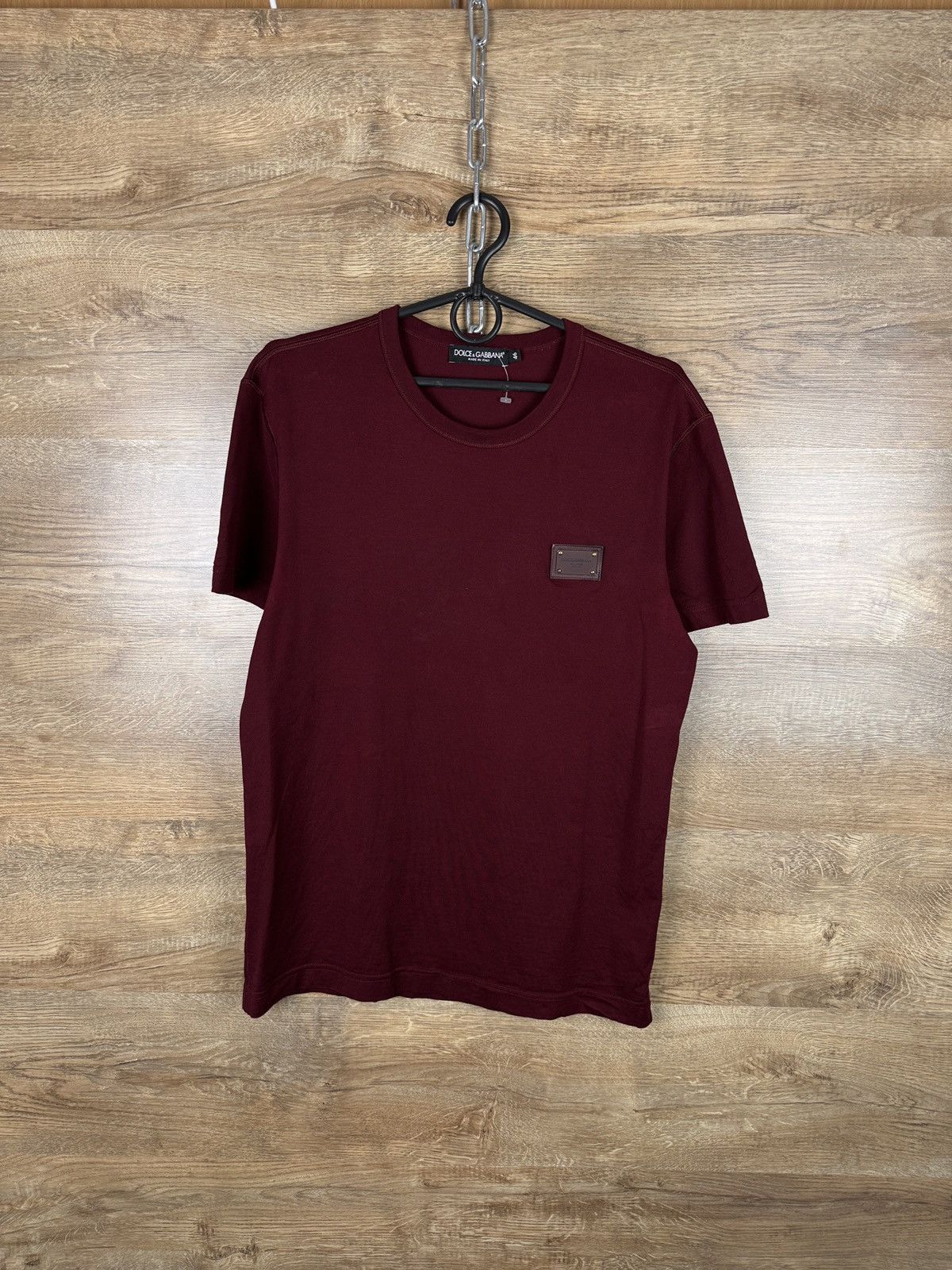 Dolce & Gabbana Mens Vintage Dolce & Gabbana T-shirt luxury metal logo Size US S / EU 44-46 / 1 - 1 Thumbnail