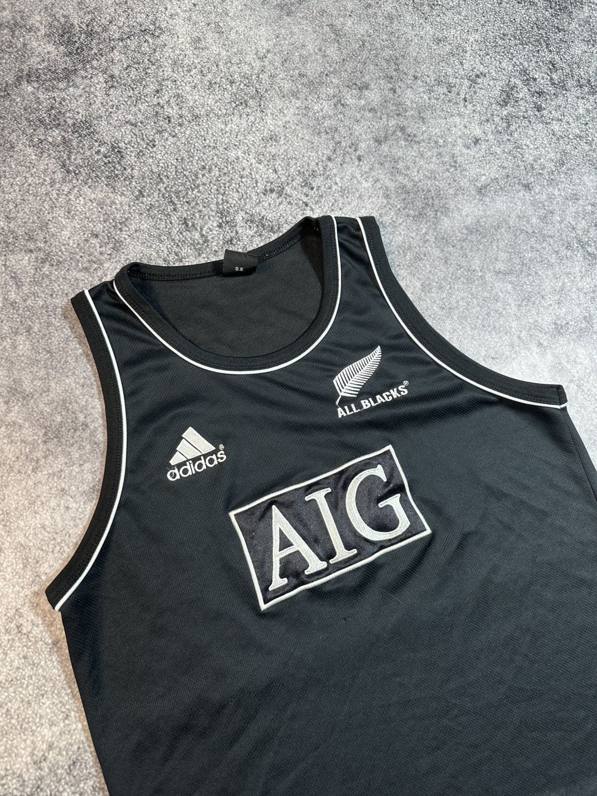 Adidas Adidas All Blacks New Zealand Jersey Tank Top Streetwear S Size US S / EU 44-46 / 1 - 2 Thumbnail