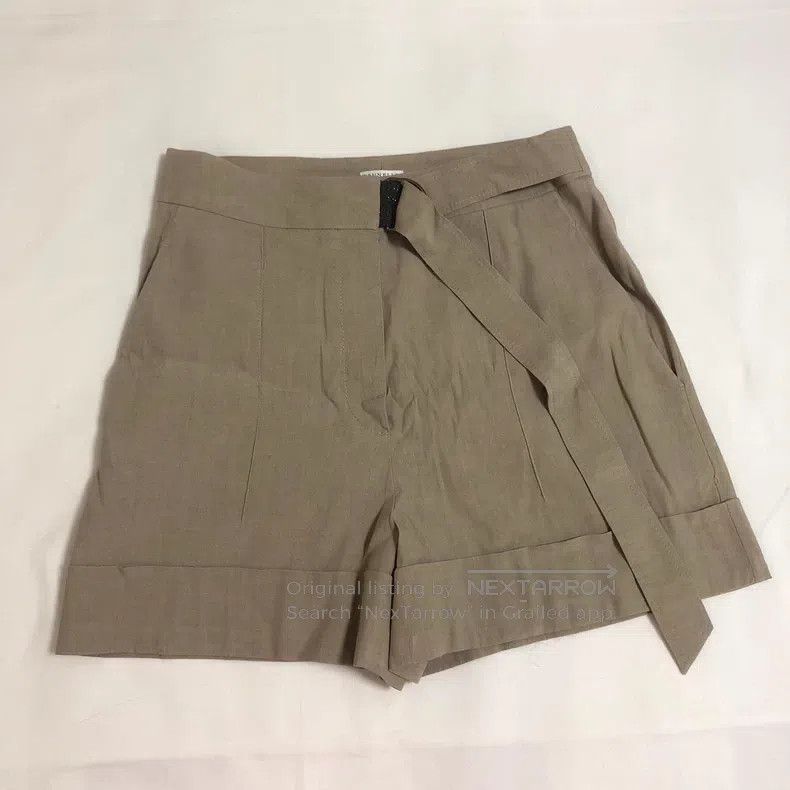 Brunello Cucinelli Brunello Cucinelli Linen Shorts Size 27" / US 4 / IT 40 - 1 Thumbnail