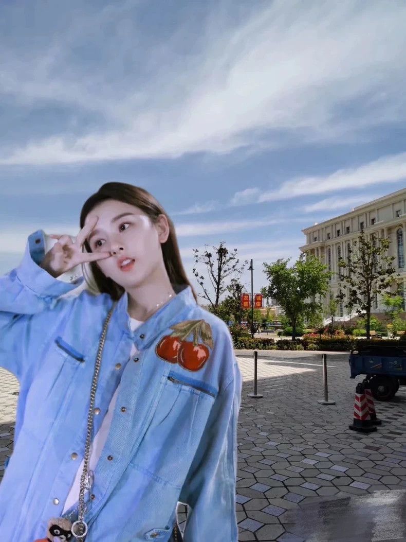 Gucci Gucci Size 38 Cherry embroidered mint blue denim jacket 250 Size US XS / EU 42 / 0 - 7 Thumbnail
