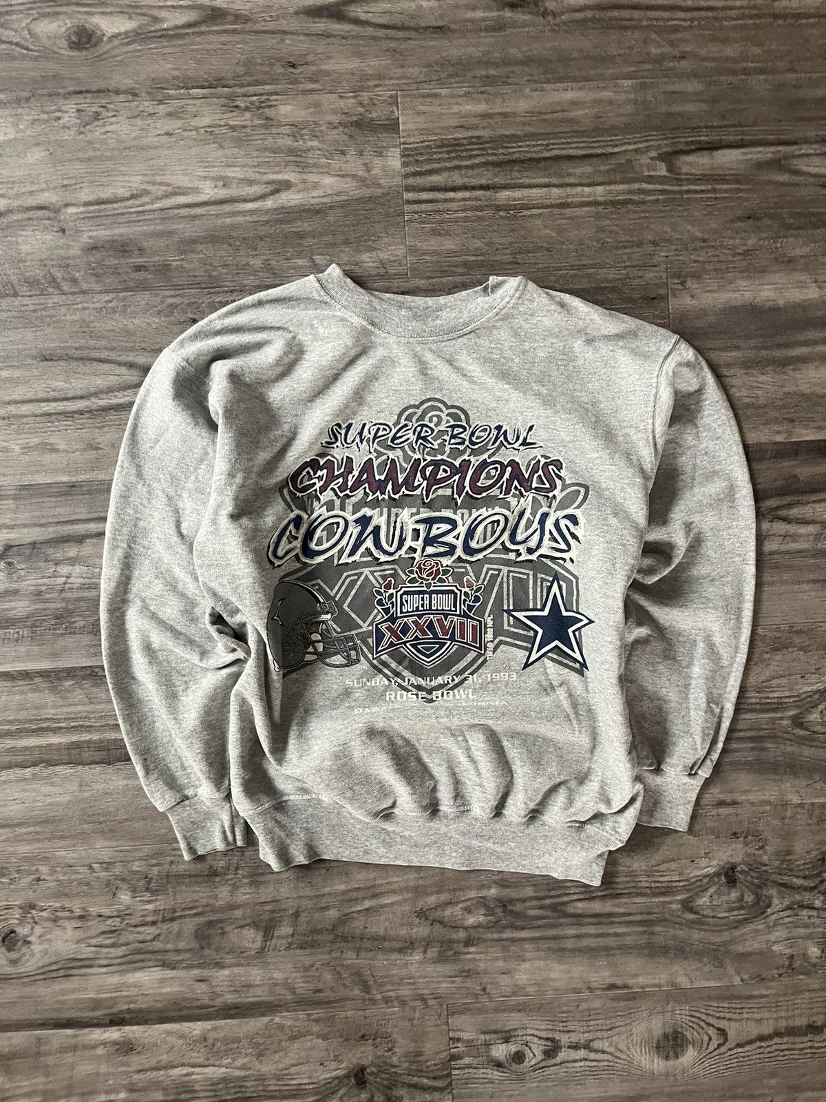 NFL × Vintage Vintage 1993 Cowboys Super Bowl Champions Crewneck Size US M / EU 48-50 / 2 - 1 Thumbnail