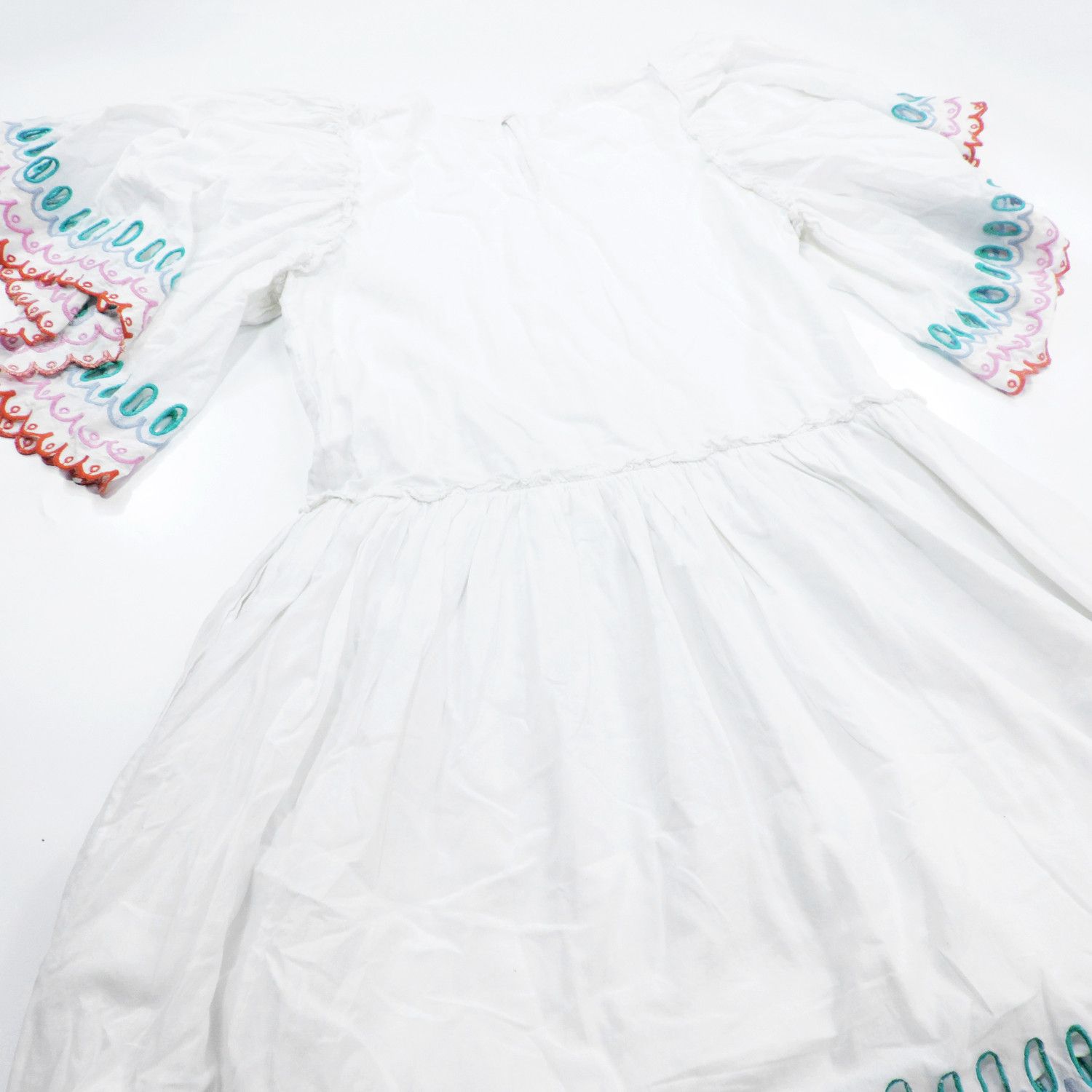 Stella McCartney STELLA MCCARTNEY KIDS SCALLOPED COTTON DRESS Size M / US 6-8 / IT 42-44 - 13 Thumbnail