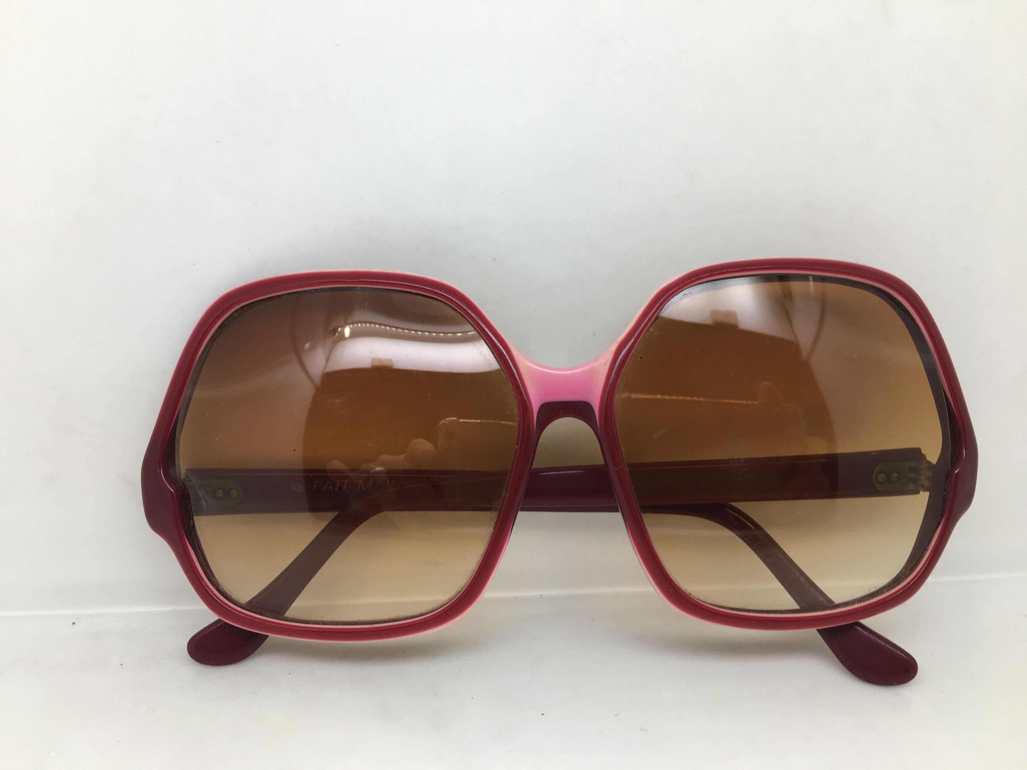 Vintage Vintage Faint Main Overzise Sunglasses Frame France Size ONE SIZE - 7 Thumbnail