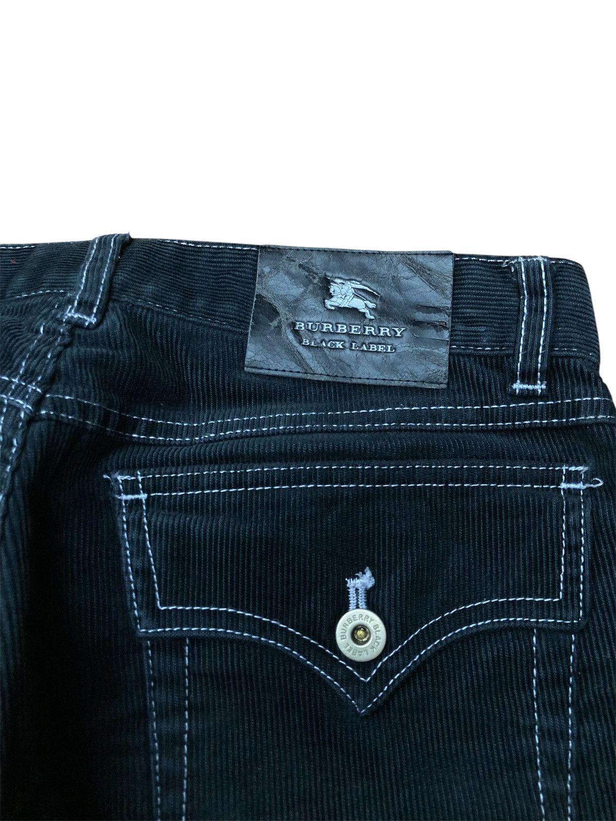 Burberry Vintage Burberry Black Label Contrast Stitch Corduroy Pants Size US 28 / EU 44 - 7 Thumbnail