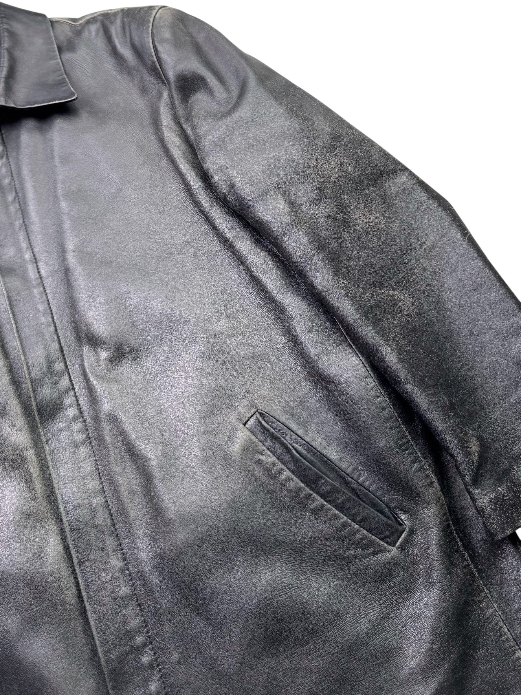 Other Vintage Time Faded Leather Jacket M125D15(E123)(V105) Size US XL / EU 56 / 4 - 5 Thumbnail