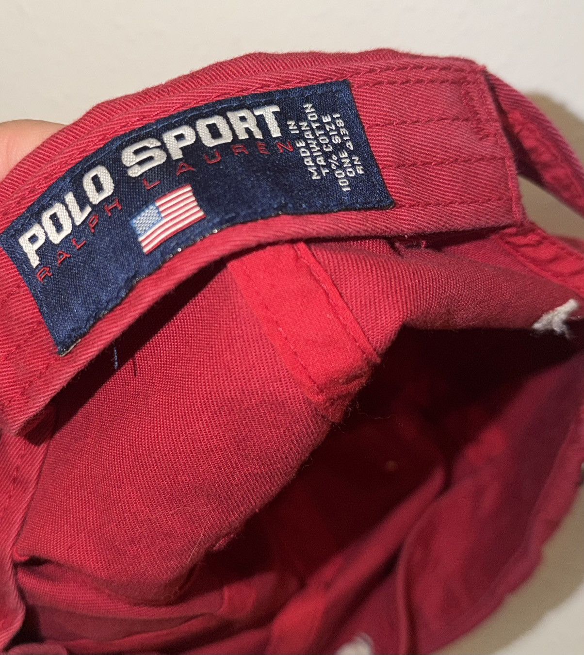 Polo Ralph Lauren Vintage Polo Sport Ralph Lauren Sportsman Mountain Hat Size ONE SIZE - 4 Thumbnail