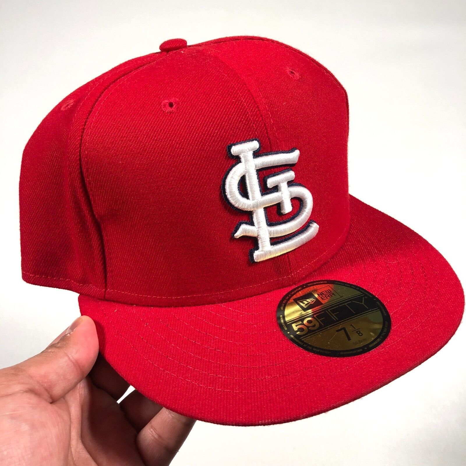 MLB × New Era St. Louis Cardinals 59FIFTY Fitted Baseball Hat Size 7 1/8 Size ONE SIZE - 1 Thumbnail