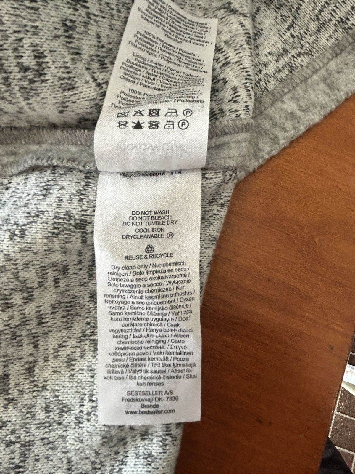 Other Vero Moda Heather Gray Snap Closure Light Jacket Size M / US 6-8 / IT 42-44 - 5 Thumbnail