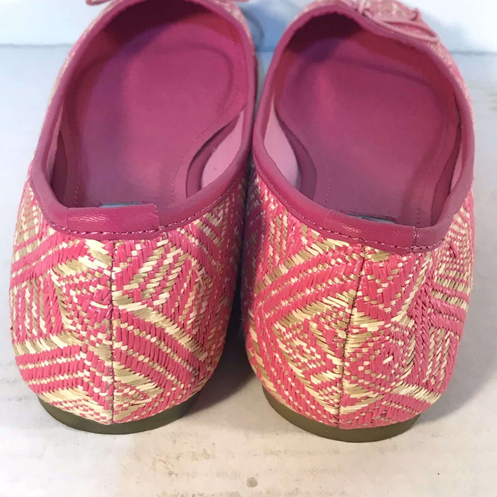 Steve Madden Steve Madden Aztec Flats Womens Size 7 Pink Beige White Casual Comfort Summer Size US 7 / IT 37 - 4 Thumbnail
