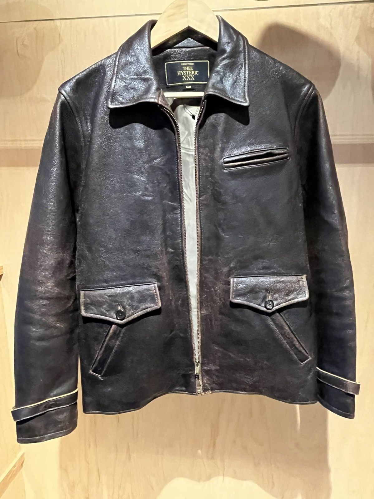 Hysteric Glamour Hysteric Glamour heavy leather jacket Size US S / EU 44-46 / 1 - 2 Thumbnail
