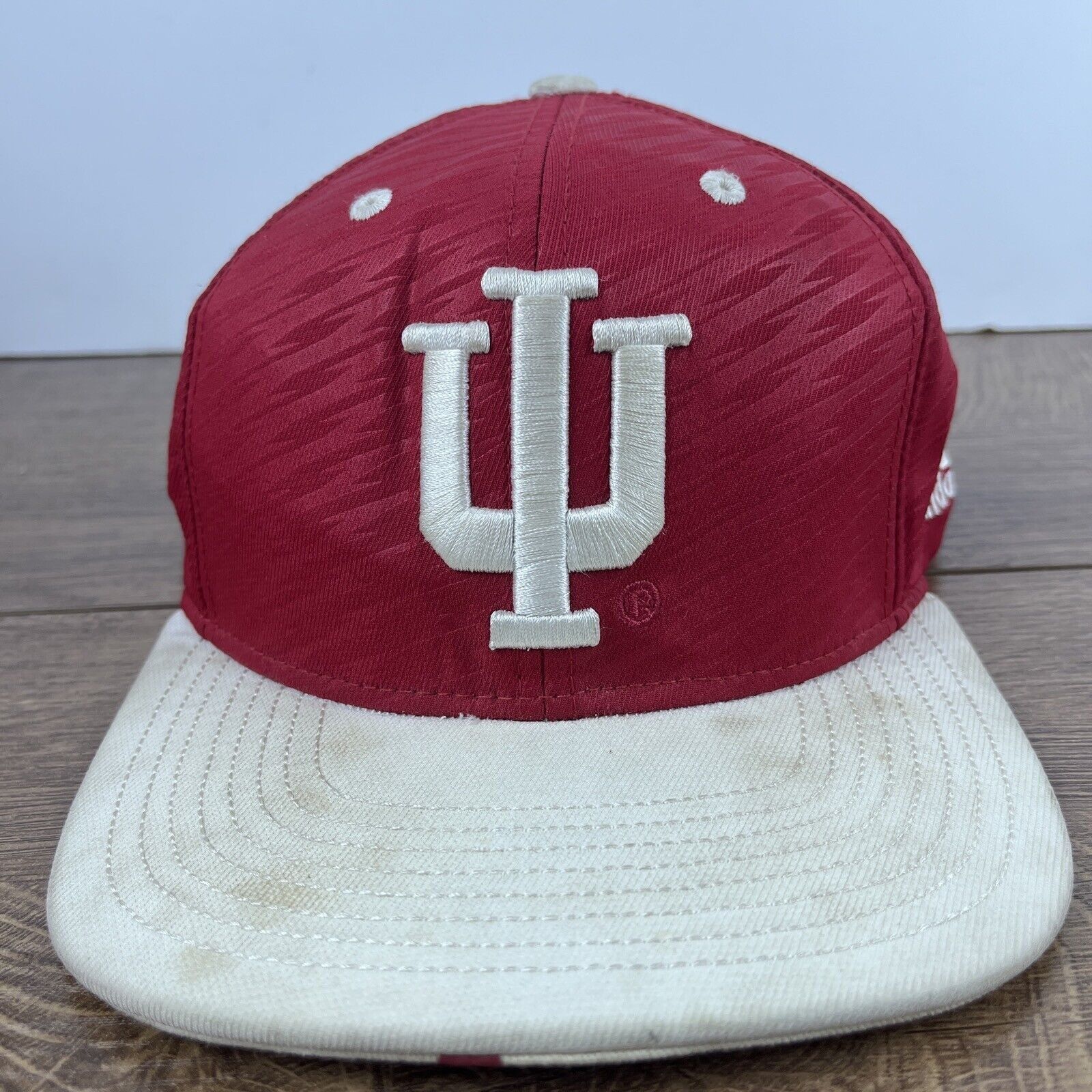 Adidas Indiana Hoosiers Adidas Hat Snapback Red Hat Adjustable Adul Size ONE SIZE - 2 Thumbnail