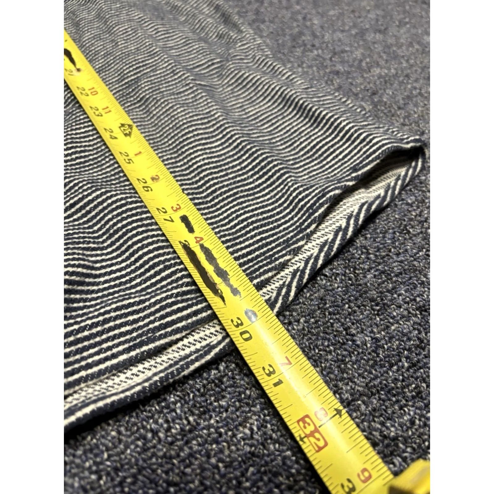 Dickies Dickies Mens Long Sleeve Work Shirt XXL Blue White Striped Flannel Button Up H3 Size US XXL / EU 58 / 5 - 4 Thumbnail