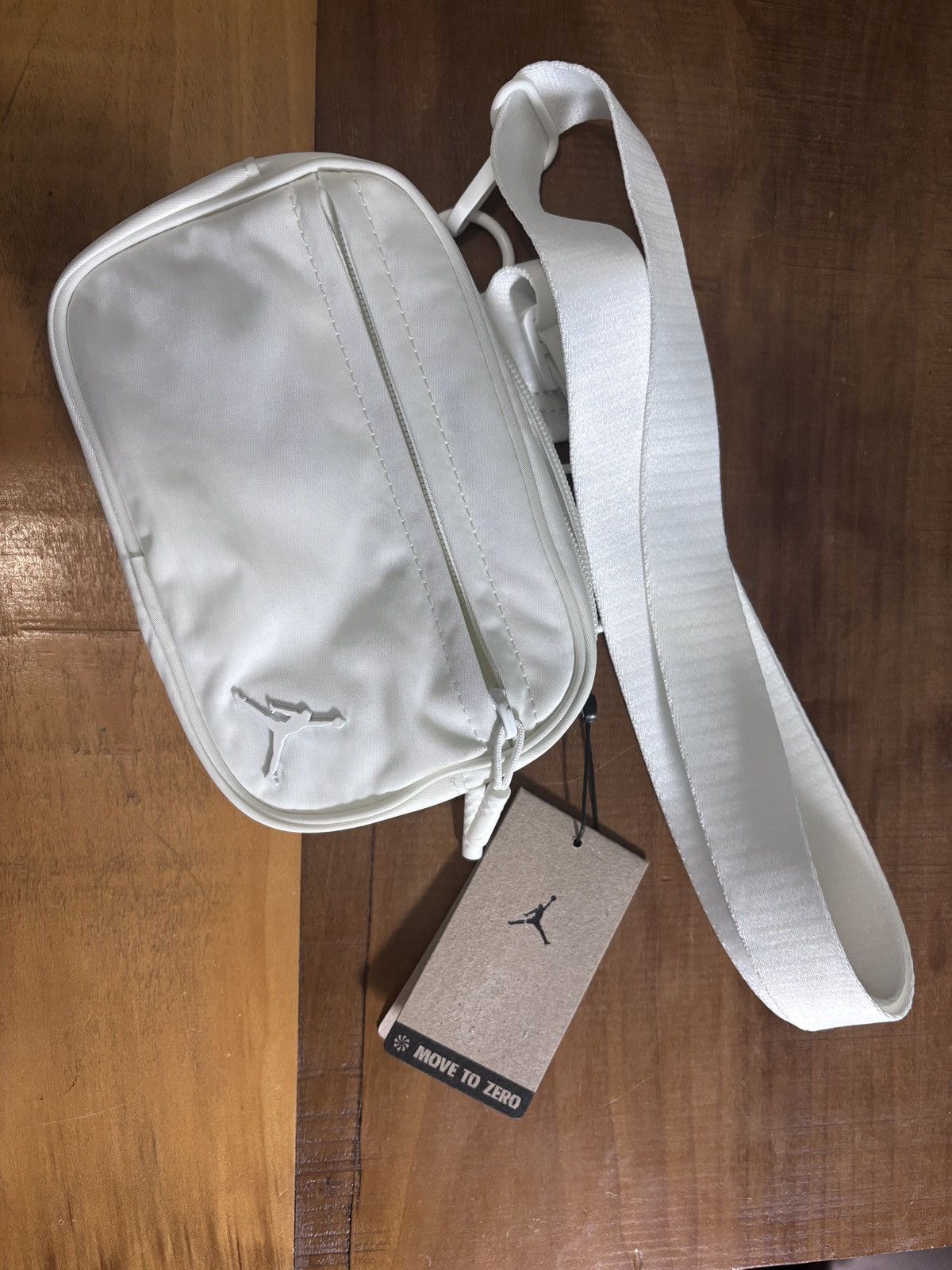 Jordan Brand Jordan White Crossbody Bag Size ONE SIZE - 1 Thumbnail