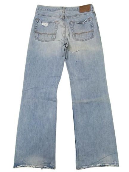 American Eagle Outfitters VINTAGE AMERICAN EAGLE BOOT CUT JEANS DISTRESSED STYLE Size US 33 - 3 Thumbnail