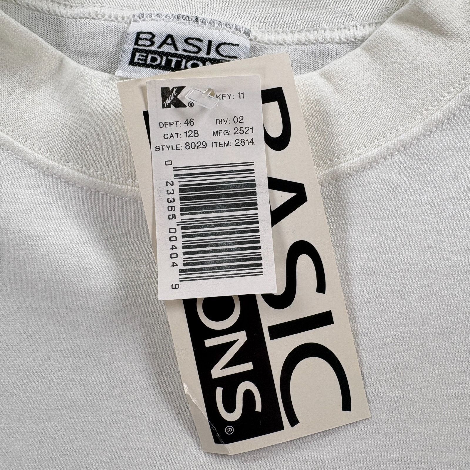 Basic Editions Basic Editions Long Sleeve Blank T Shirt Men XL White VTG 90 Size US XL / EU 56 / 4 - 3 Thumbnail