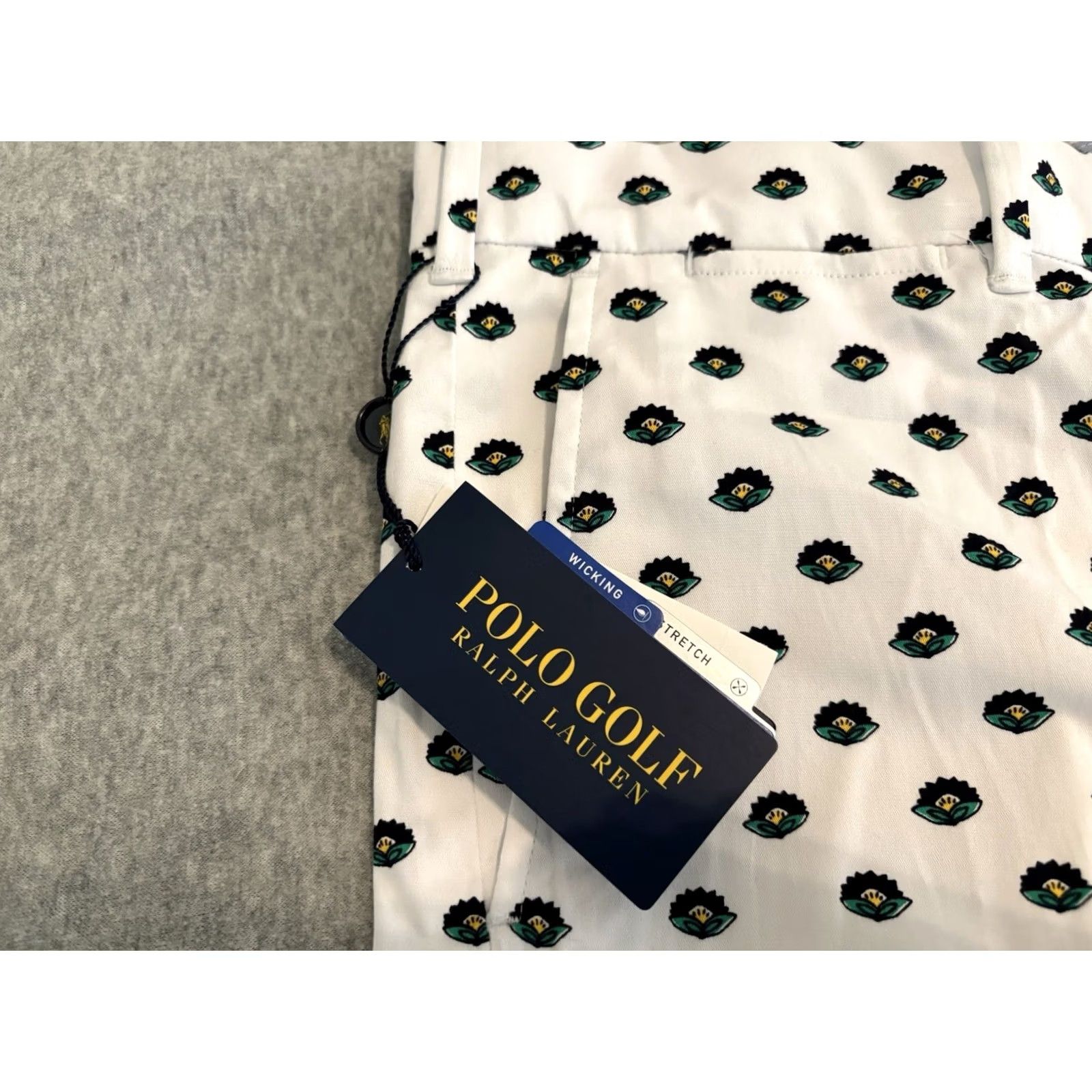 Polo Ralph Lauren Polo Ralph Lauren Golf Pants Floral White Mens 34x30 NWT Tailored Fit Cotton Elastane Flat Front Pinstripe? Size US S / EU 44-46 / 1 - 2 Thumbnail