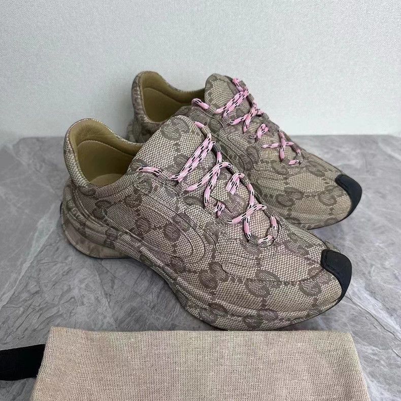 Gucci Gucci RUN Low Top Casual Sneakers-2505 Size US 5.5 / EU 38 - 5 Thumbnail