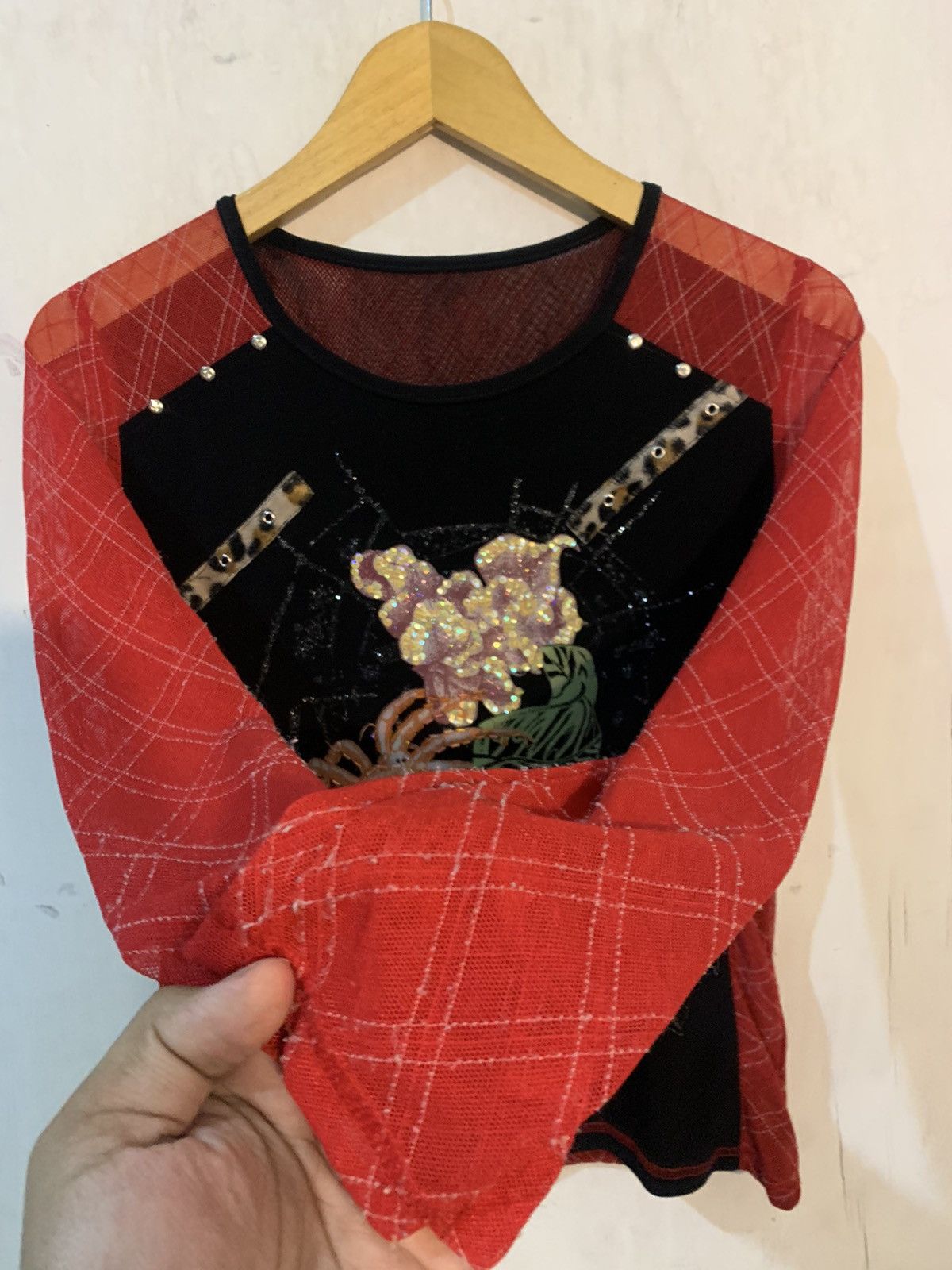 Beauty Beast × Hysteric Glamour × If Six Was Nine Japanese poem long sleeve mesh gothic styel Size US S / EU 44-46 / 1 - 5 Thumbnail