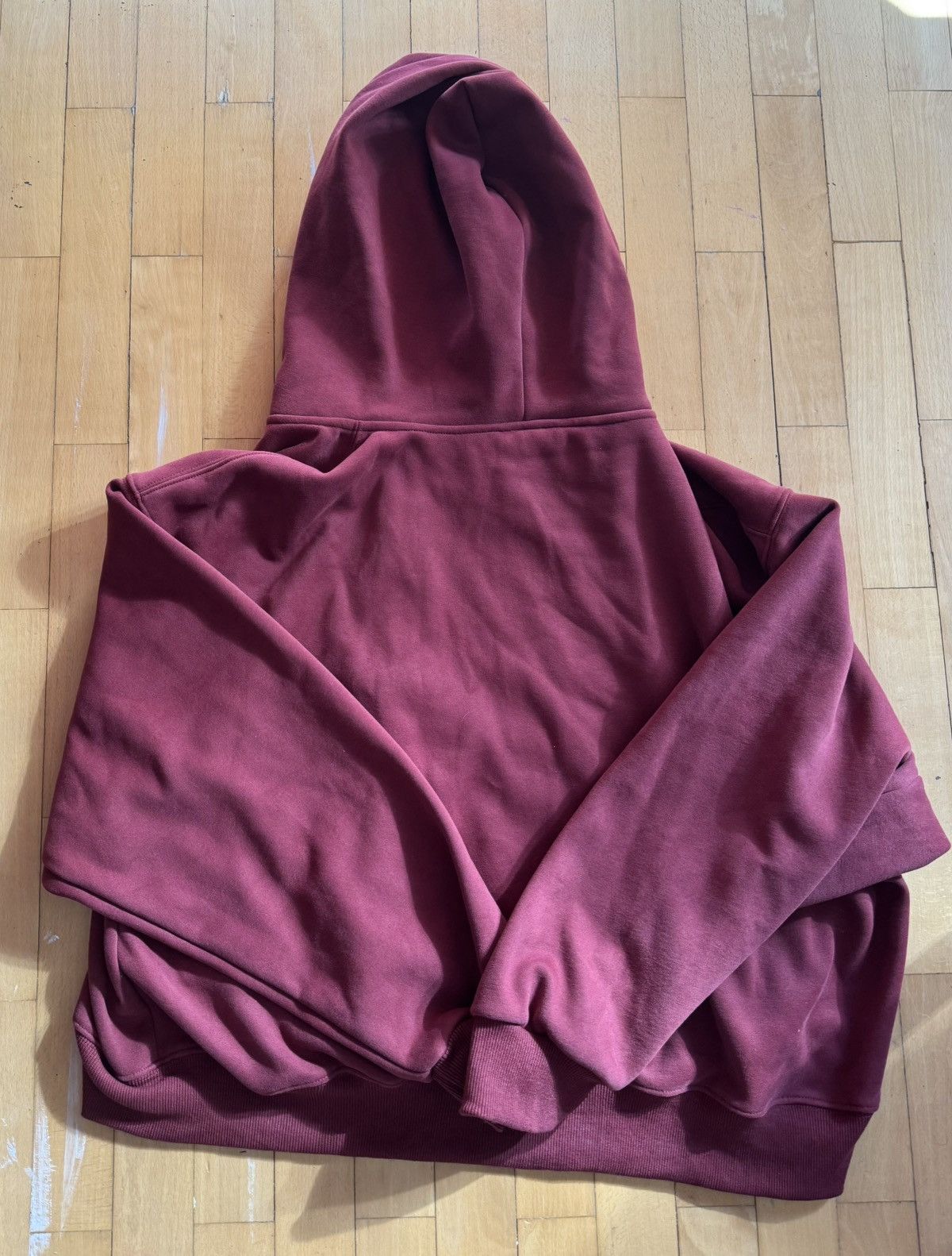 Other Burgundy Zip Hoodie “Don’t Be Sad” Size US M / EU 48-50 / 2 - 3 Thumbnail