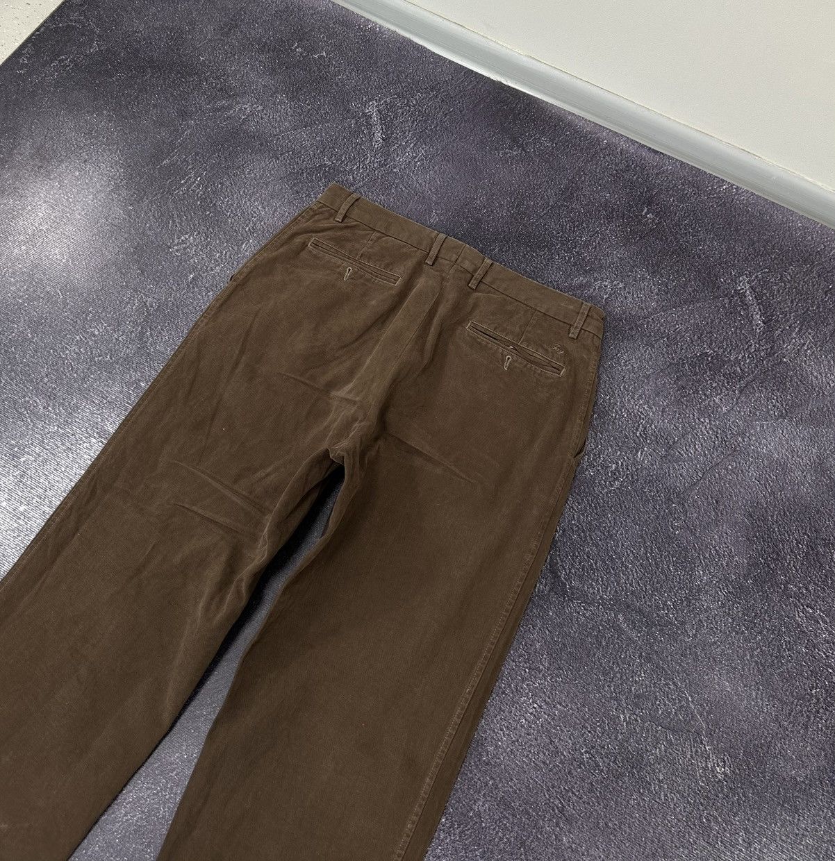 Fay × Vintage Vintage Fay Brown Luxury Baggy Pants Size US 38 / EU 54 - 13 Thumbnail