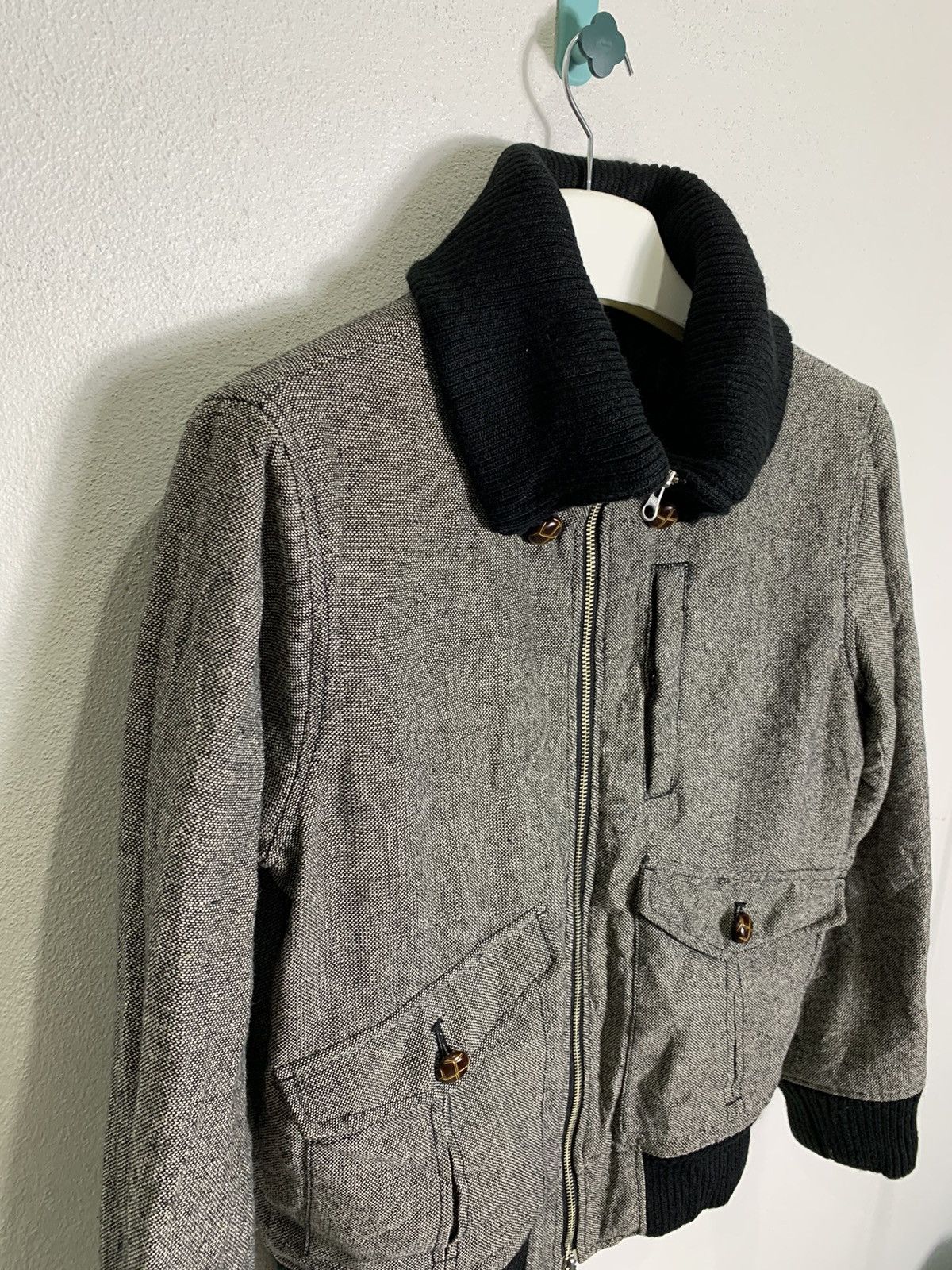 Takeo Kikuchi Vintage Takeo kikuchi Mixpice Turtleneck jacket Size US M / EU 48-50 / 2 - 2 Thumbnail