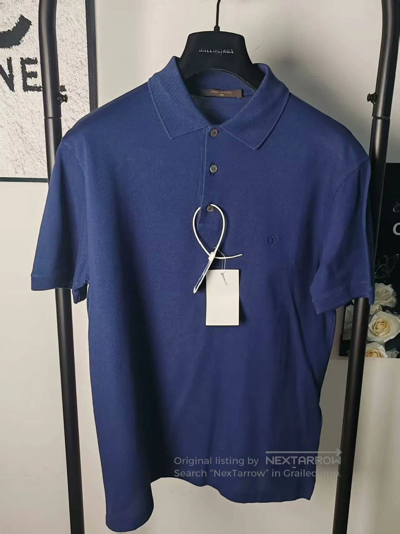 LVXWA LV Embroidered Logo Short Sleeve Polo. Size US S / EU 44-46 / 1 - 1 Thumbnail
