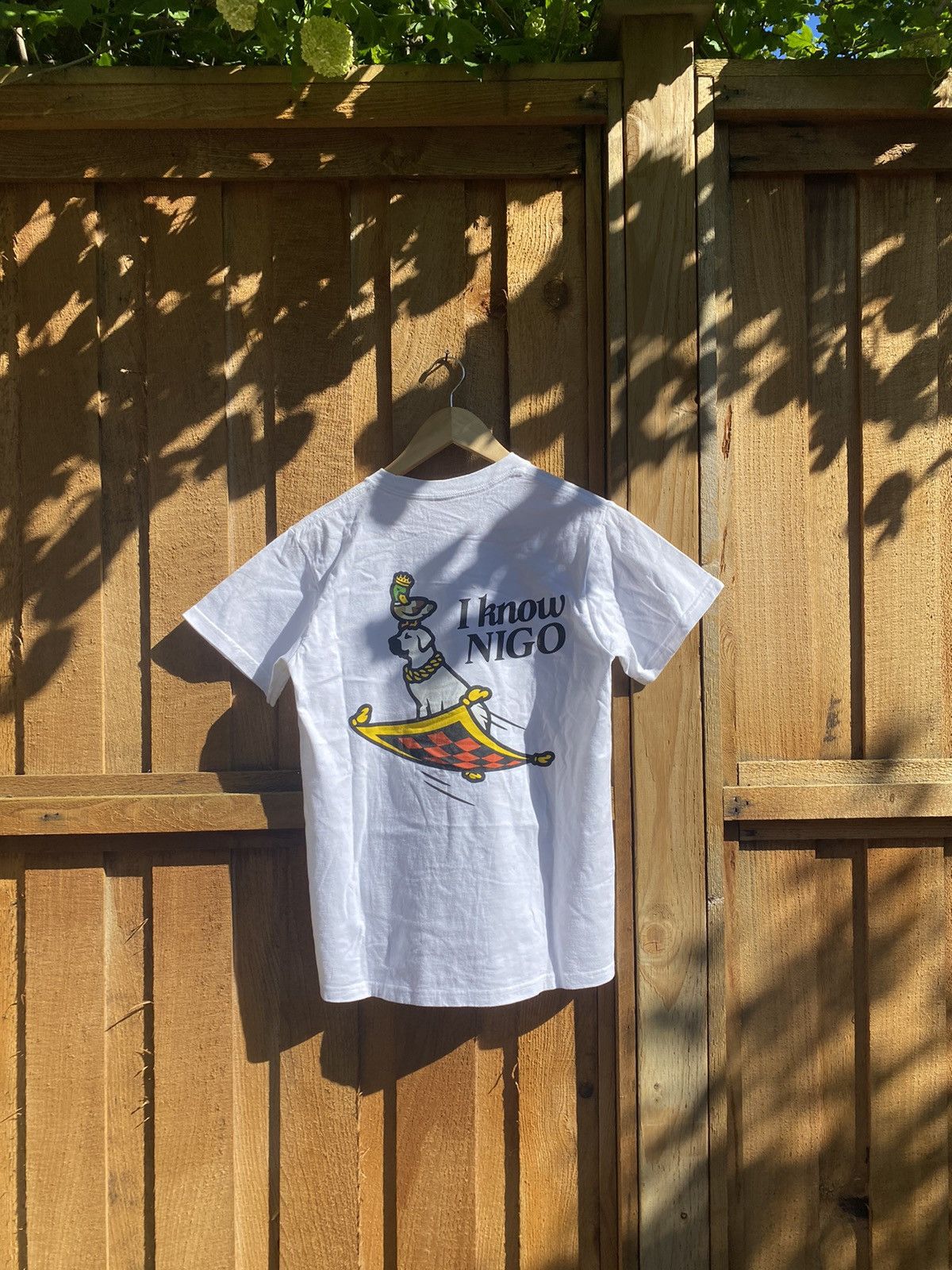 Nigo Nigo “I know NIGO” carpet Tee White Size US S / EU 44-46 / 1 - 1 Thumbnail