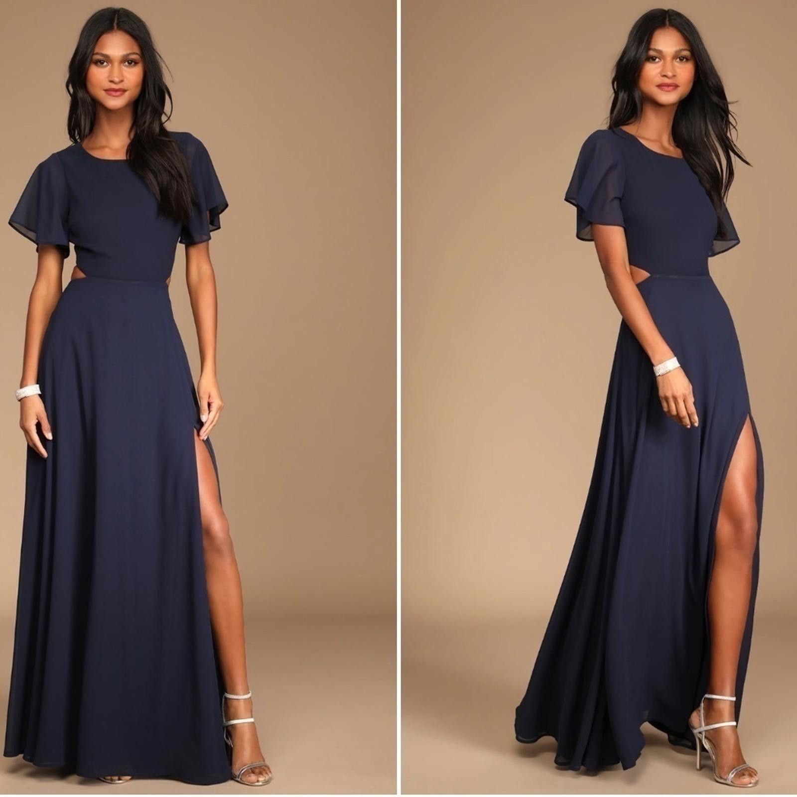 Lulus LULUS Elegant Wedding Bridesmaid Romantic Flowy Chic Maxi Size S / US 4 / IT 40 - 1 Thumbnail