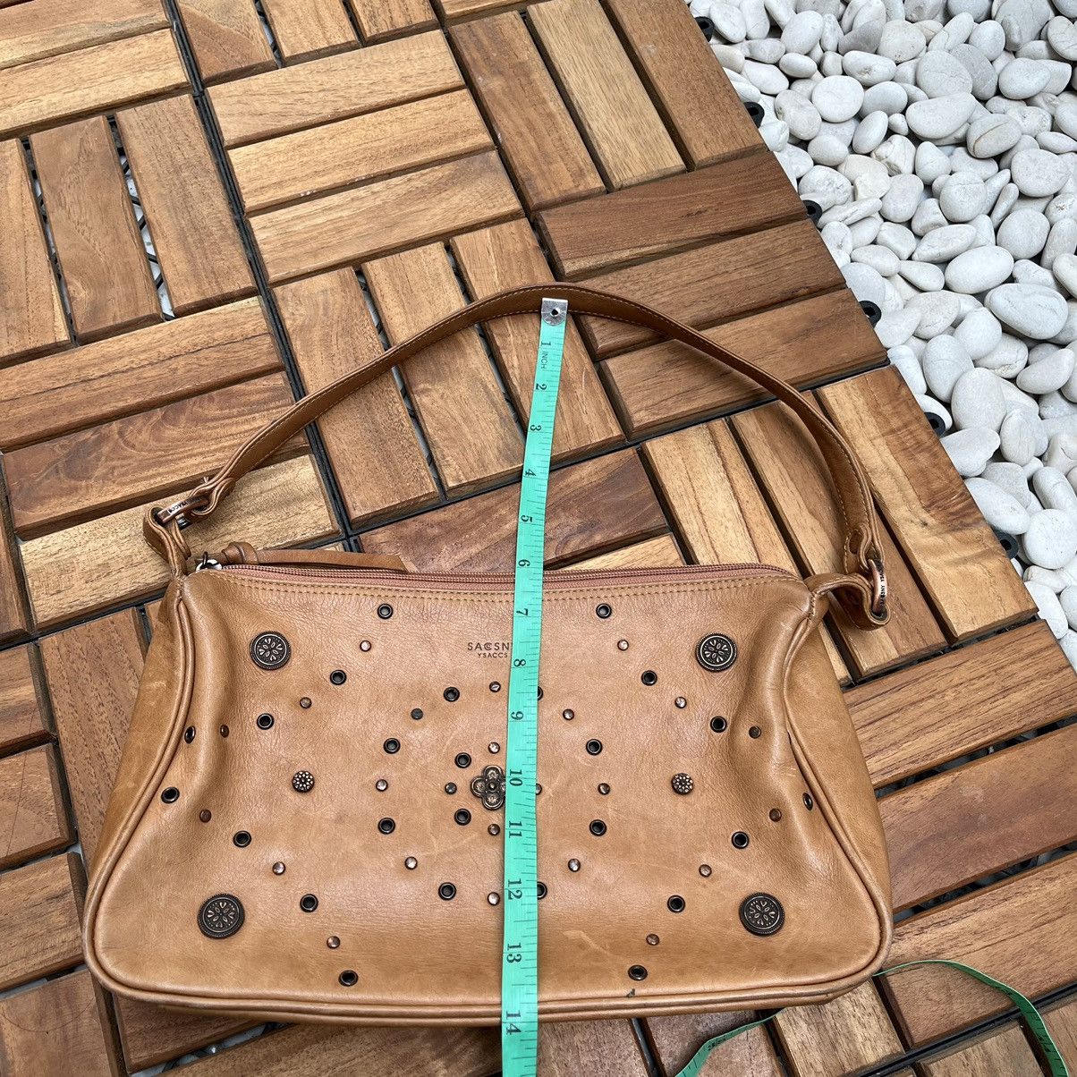 Leather × Y's × Yohji Yamamoto Leather Bag Yohji Yamamoto SACSNY Y'Saccs Vintage Hand Bags Size ONE SIZE - 11 Thumbnail