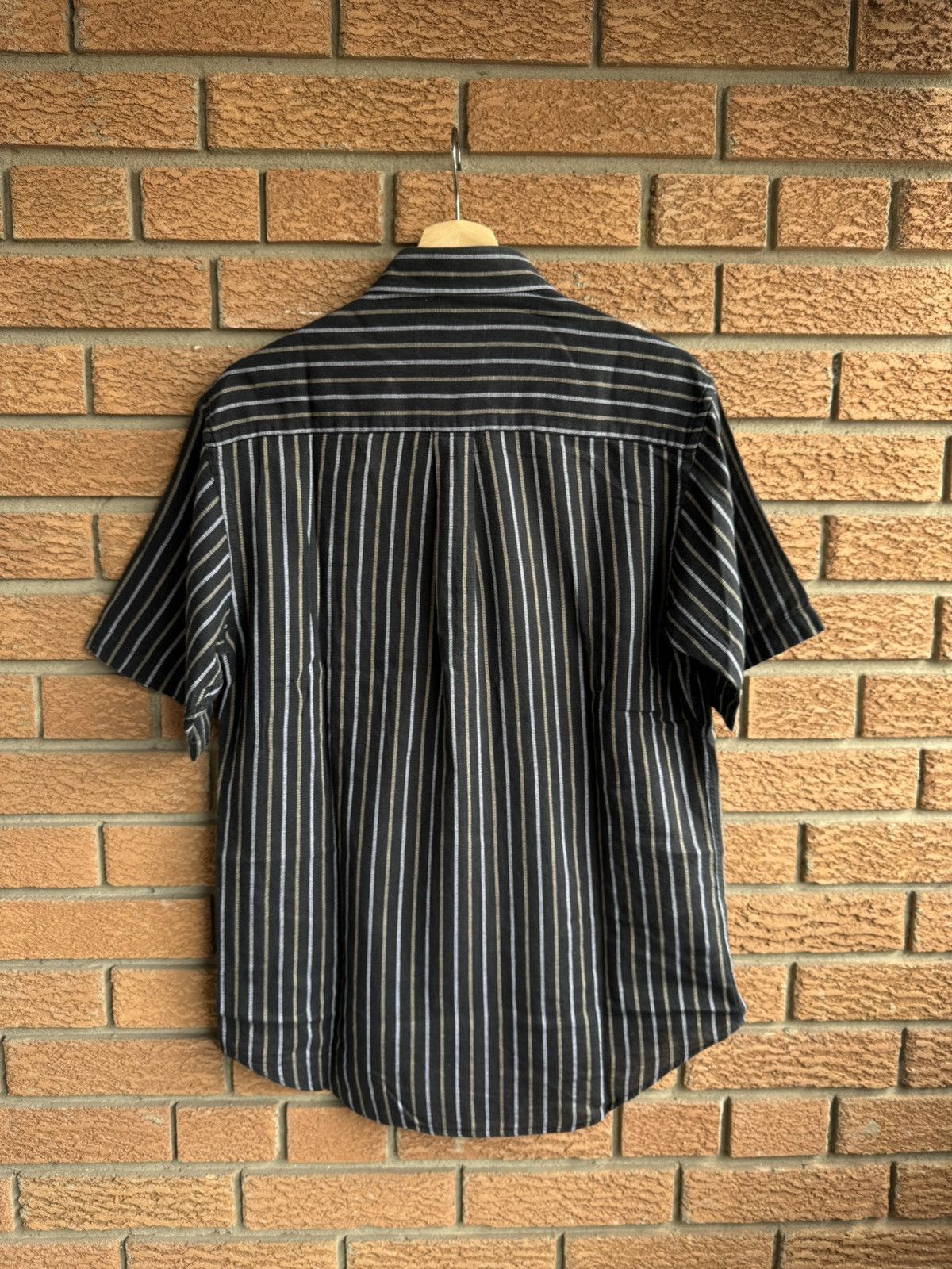Balenciaga Balenciaga Vintage Shirt Striped Button Ups Size US L / EU 52-54 / 3 - 9 Thumbnail