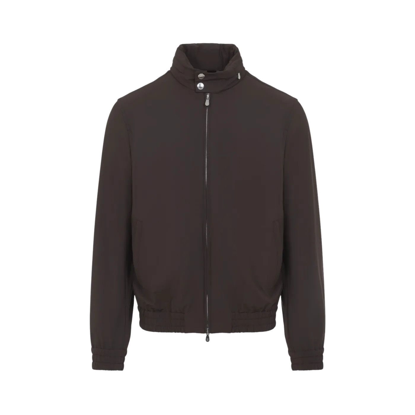 Brunello Cucinelli BRUNELLO CUCINELLI $3300 Hazelnut Bonded Nylon Jacket New & Size US XL / EU 56 / 4 - 1 Thumbnail