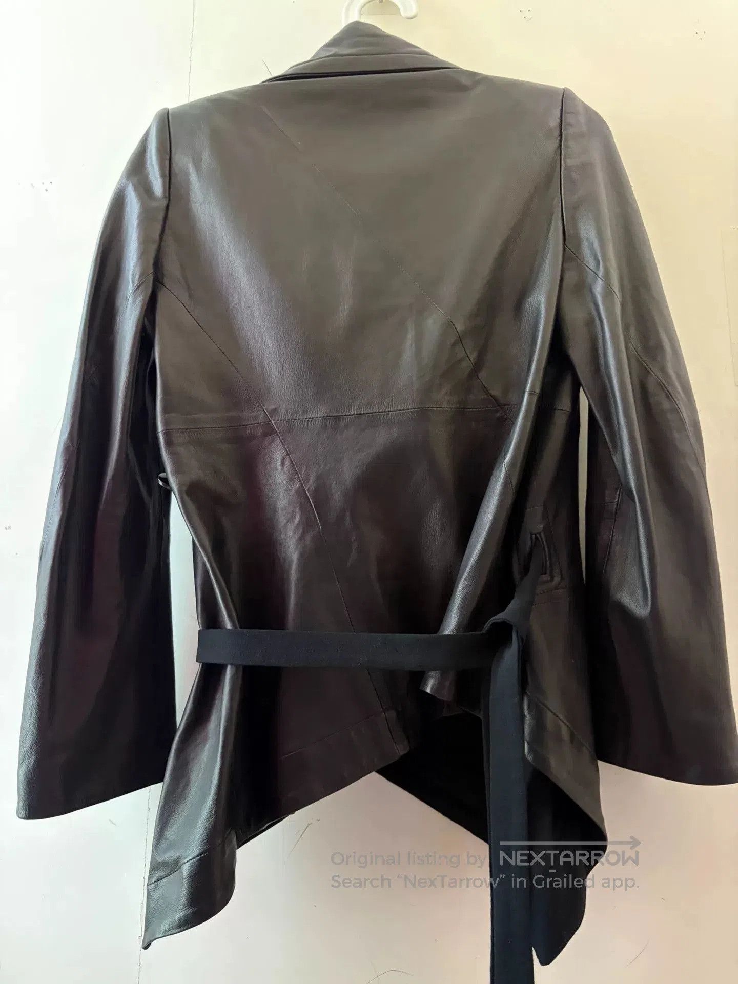 Ann Demeulemeester Ann Demeulemeester Napoleon Leather Jacket. Size XXS / US 00 / IT 34 - 7 Thumbnail
