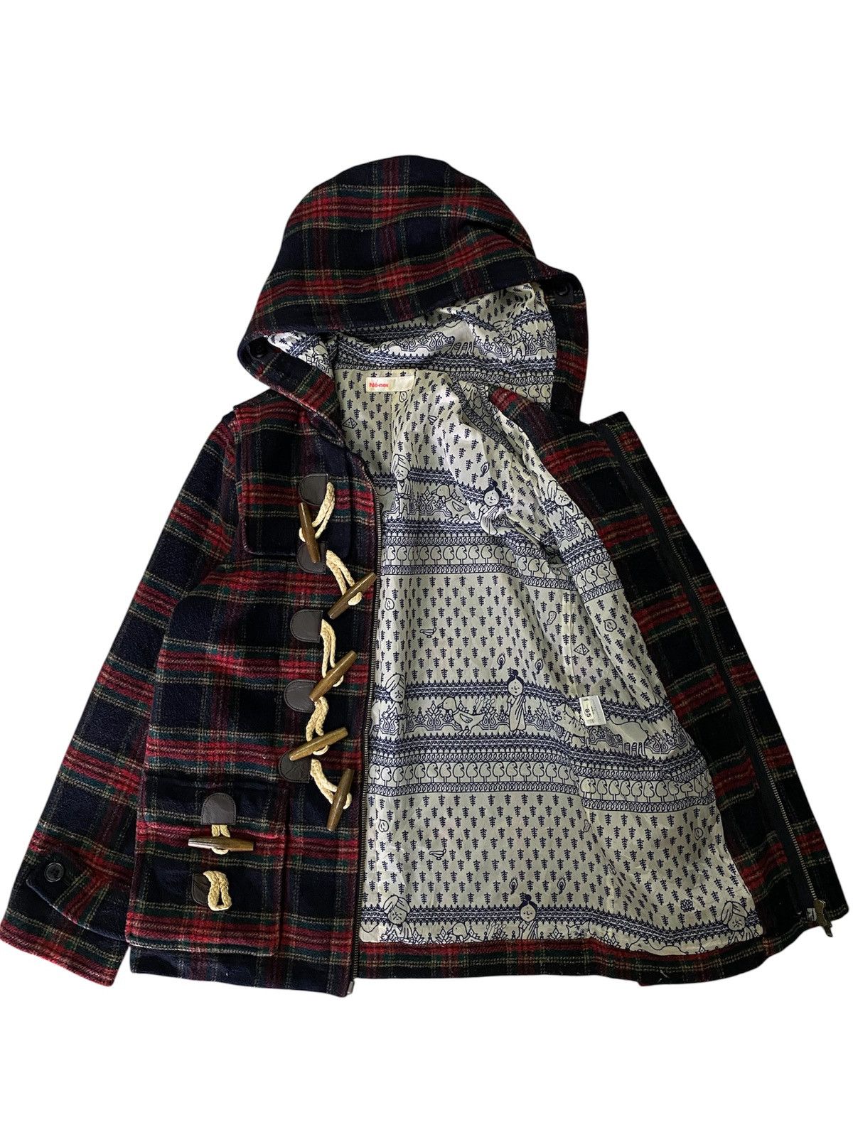 Issey Miyake Net - Net Wool Duffle Jacket Hoodie Size US S / EU 44-46 / 1 - 1 Thumbnail