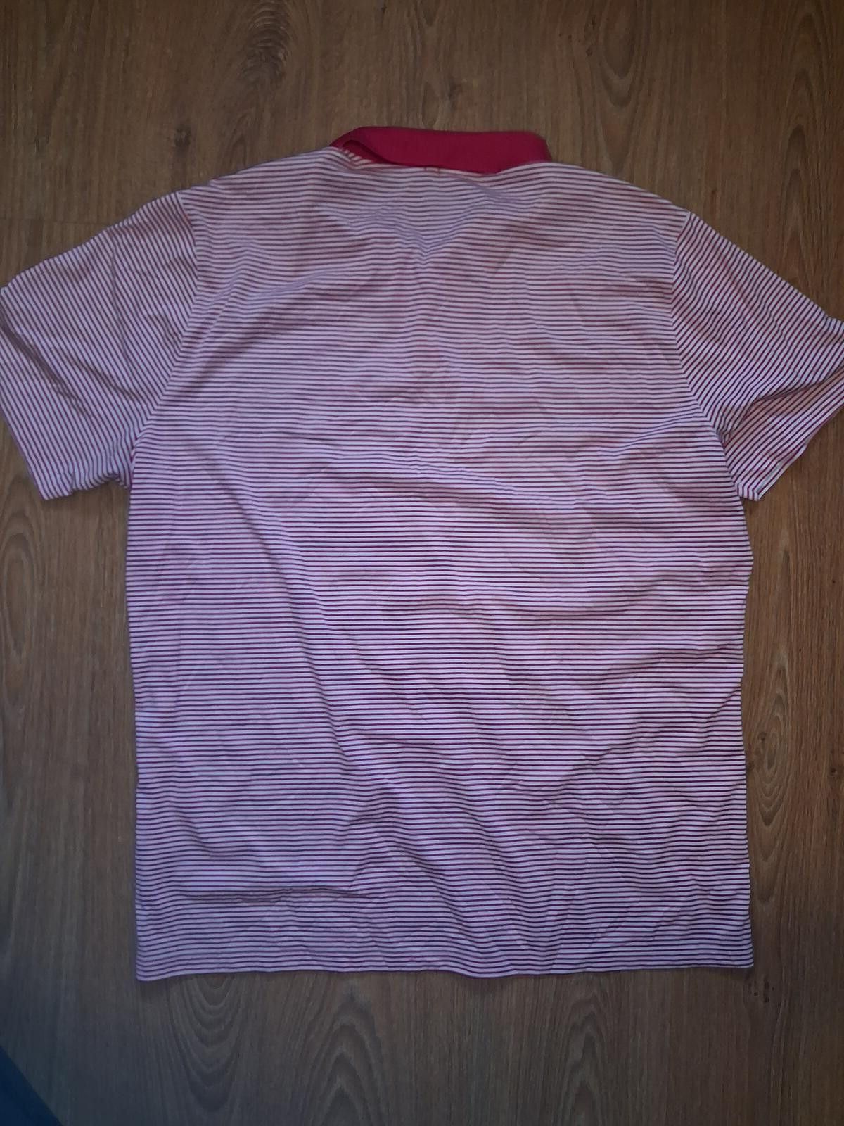 Nike Nike Golf Dri Fit Polo Shirt Mens XXL Pink White Striped Size US XXL / EU 58 / 5 - 4 Thumbnail