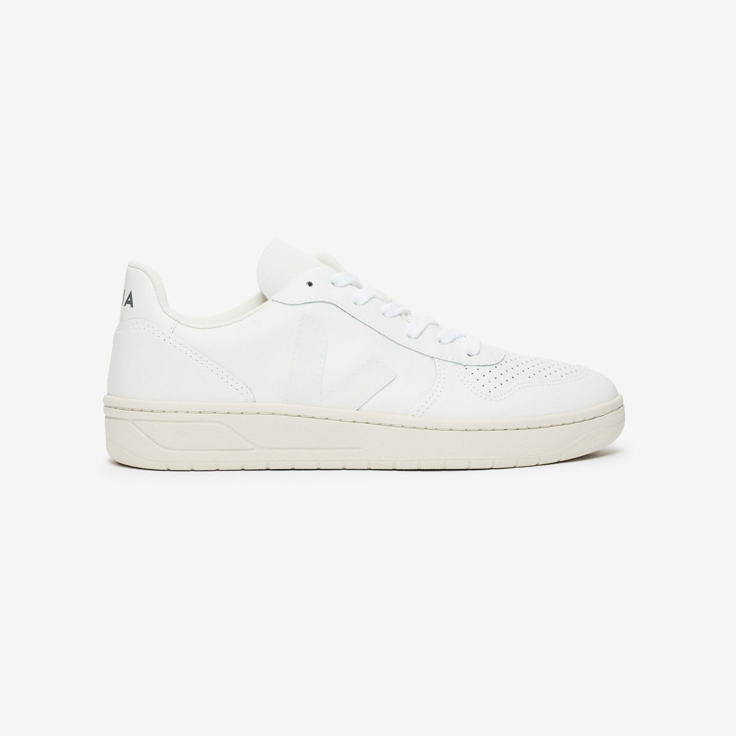 Veja o1s22i1n0924 V-10 Leather Sneakers in White Size US 10 / IT 40 - 1 Thumbnail