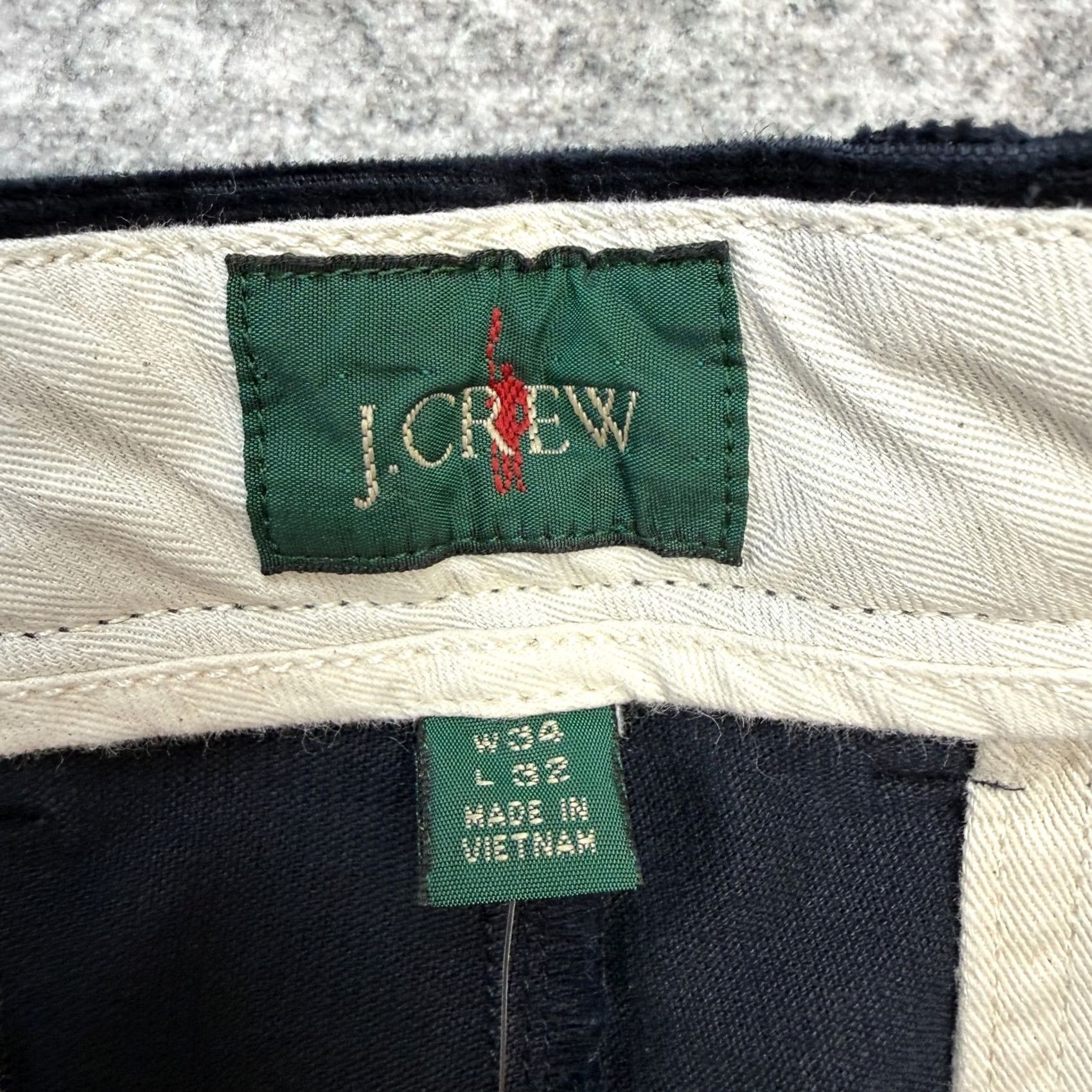 J.Crew J.CREW Pants Mens 34x32 Navy Corduroy Straight Chino Preppy Boots? No Size US 34 / EU 50 - 4 Thumbnail